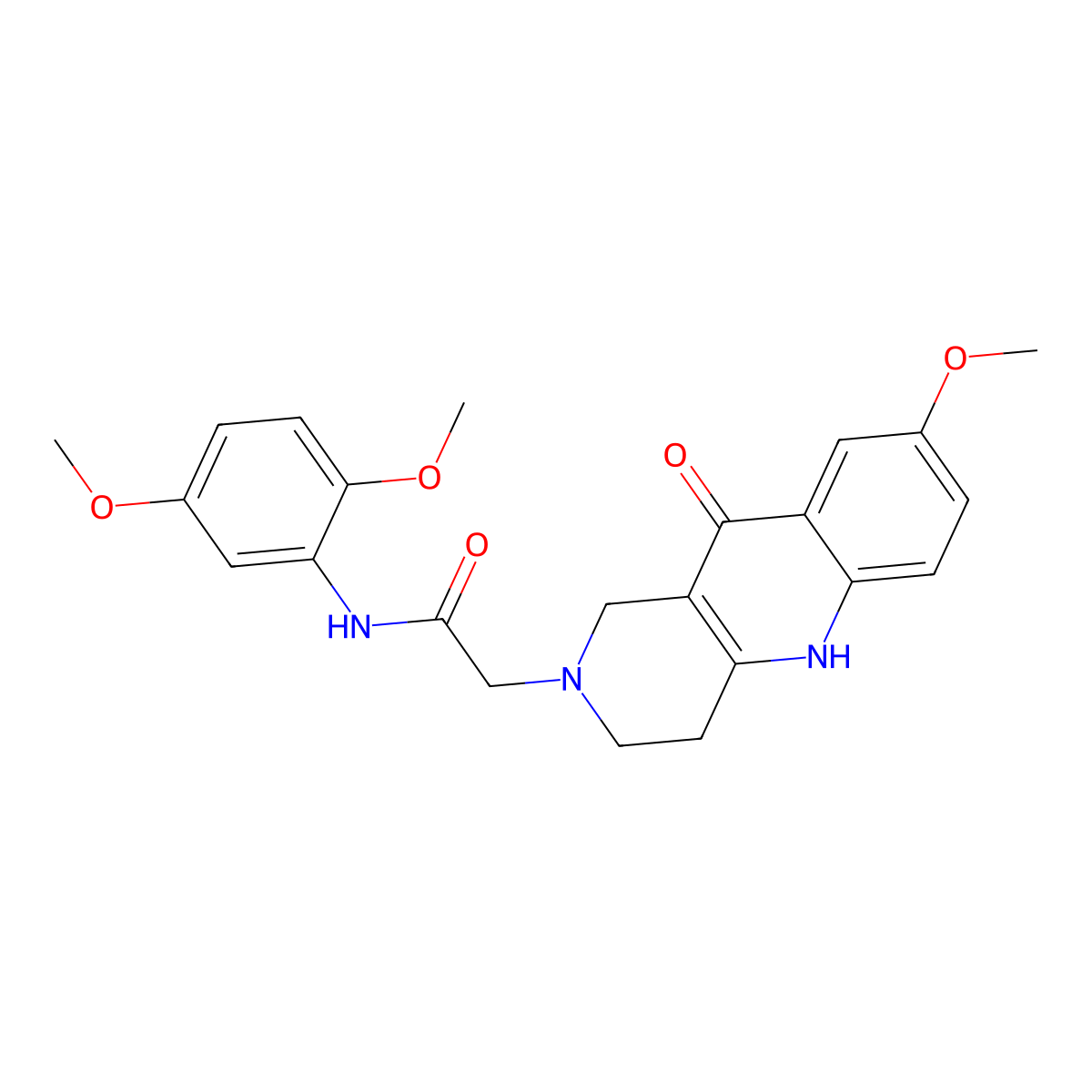 N-(2,5-dimethoxyphenyl)-2-(8-methoxy-10-oxo-3,4-dihydrobenzo[b][1,6]naphthyridin-2(1H,5H,10H)-yl)acetamide molecular structure, CAS 1251635-50-3