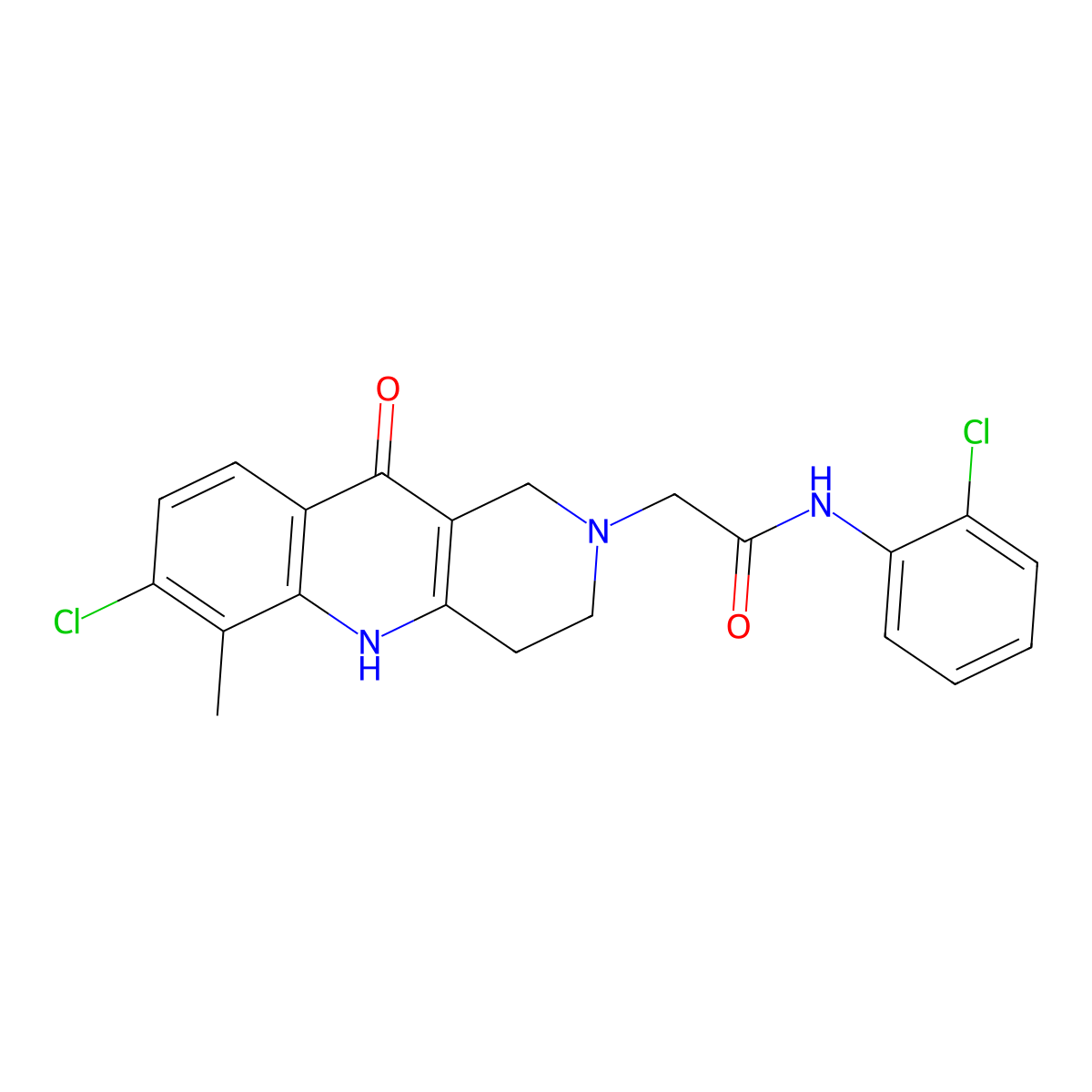 N-[3-(diethylamino)propyl]-1-(5-oxo-6,7,8,9-tetrahydro-5H-[1,3,4]thiadiazolo[2,3-b]quinazolin-2-yl)piperidine-3-carboxamide molecular structure, CAS 1251639-03-8
