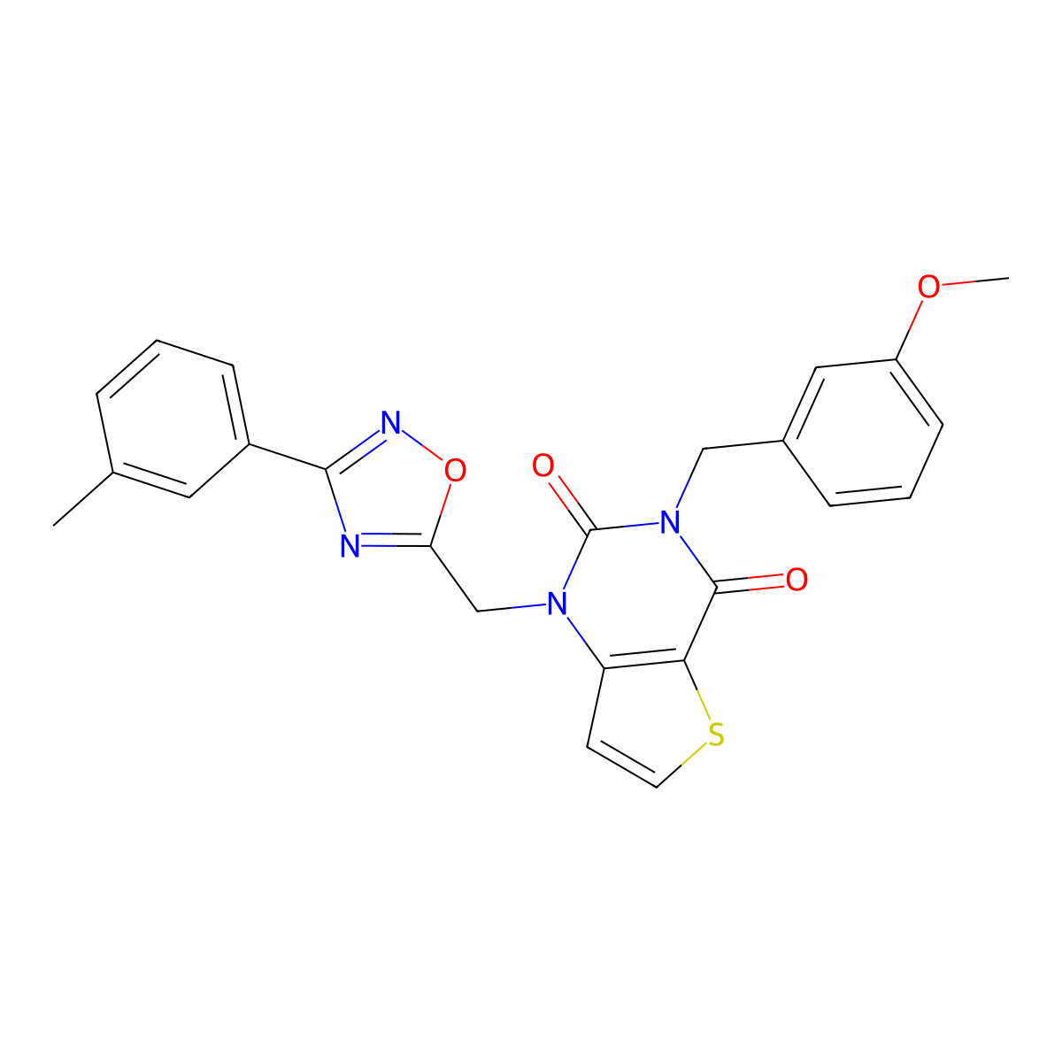 2-[2-(ethylthio)-5,7-dioxo-6-phenyl-6,7-dihydro[1,3]thiazolo[4,5-d]pyrimidin-4(5H)-yl]-N-(2-methylphenyl)acetamide molecular structure, CAS 1251670-09-3