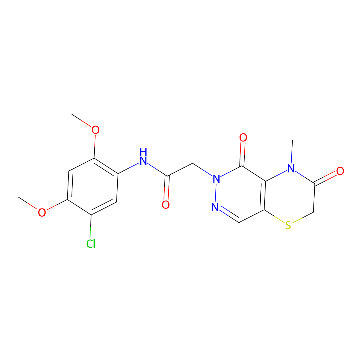 N-(2-ethylphenyl)-2-[6-(4-ethylphenyl)-2-(methylthio)-5,7-dioxo-6,7-dihydro[1,3]thiazolo[4,5-d]pyrimidin-4(5H)-yl]acetamide molecular structure, CAS 1251674-43-7