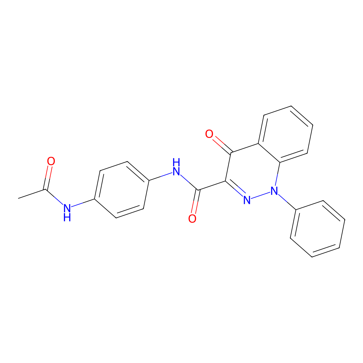 N-(4-acetamidophenyl)-4-oxo-1-phenyl-1,4-dihydrocinnoline-3-carboxamide molecular structure, CAS 1251675-77-0