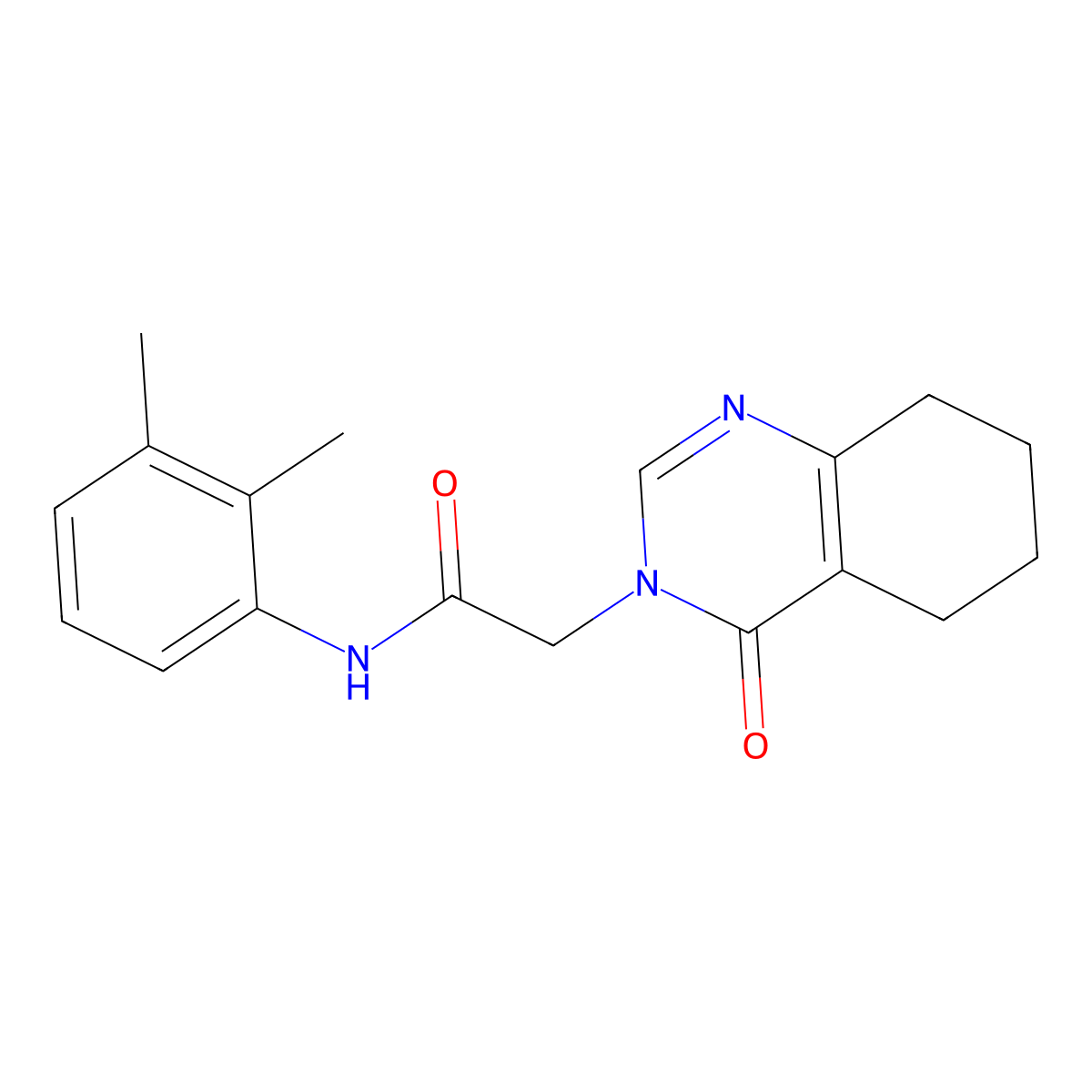 N-(2,3-dimethylphenyl)-2-(4-oxo-3,4,5,6,7,8-hexahydroquinazolin-3-yl)acetamide molecular structure, CAS 1251677-89-0