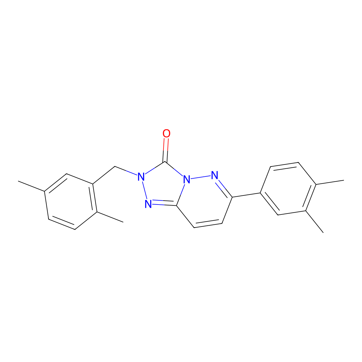 2-(2,5-dimethylbenzyl)-6-(3,4-dimethylphenyl)-[1,2,4]triazolo[4,3-b]pyridazin-3(2H)-one molecular structure, CAS 1251677-95-8