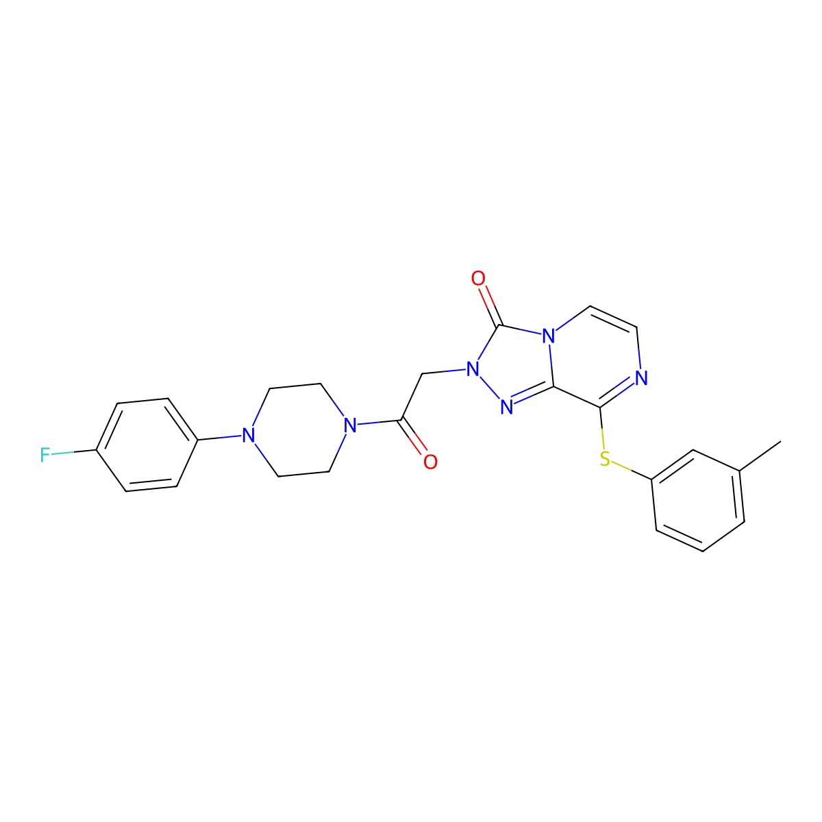 N-(2-fluorophenyl)-4-[5-(piperidin-1-ylcarbonyl)-1,3,4-oxadiazol-2-yl]thiophene-2-sulfonamide molecular structure, CAS 1251679-59-0