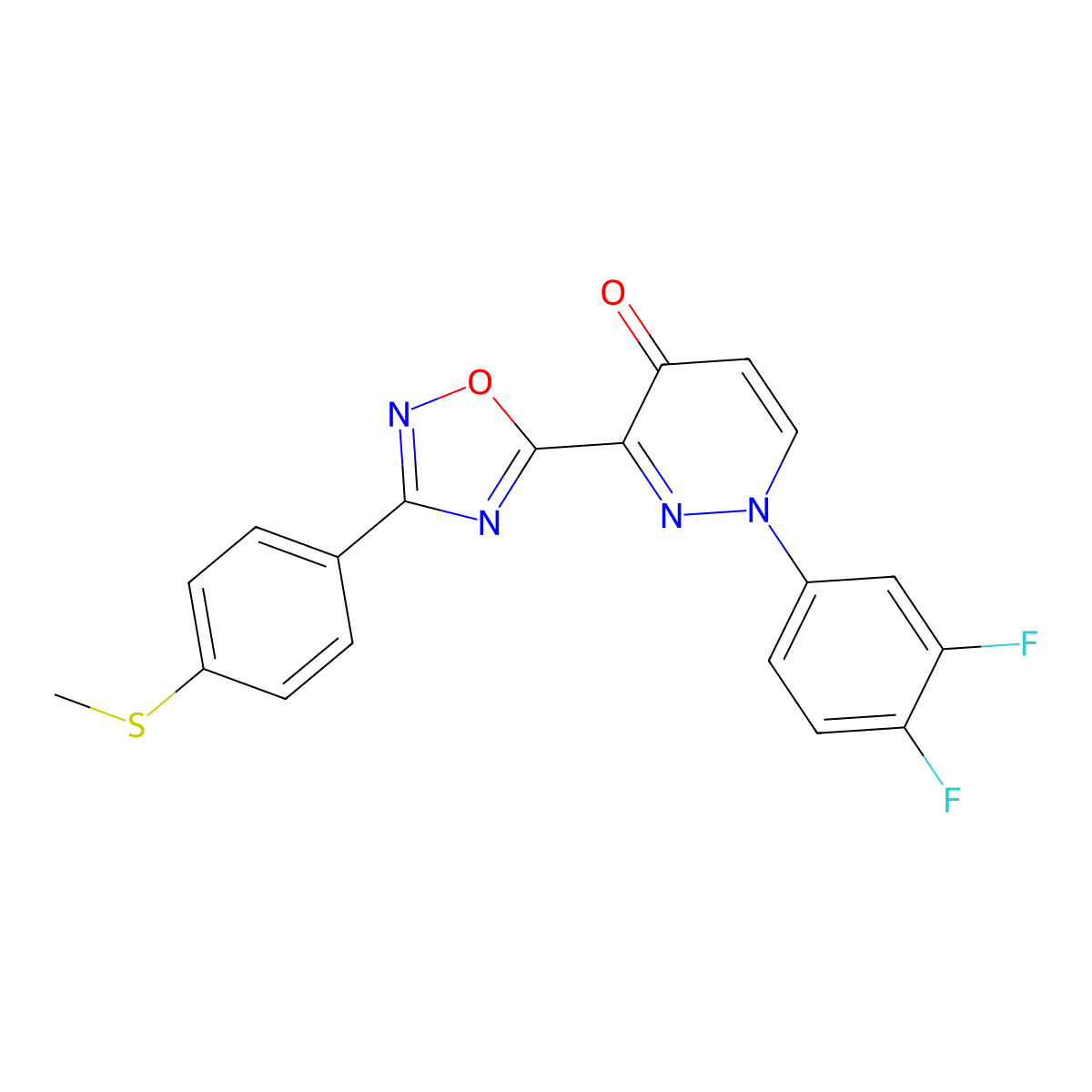 3-{methyl[(4-methylphenyl)sulfonyl]amino}-N-[3-(methylthio)phenyl]thiophene-2-carboxamide molecular structure, CAS 1251681-53-4