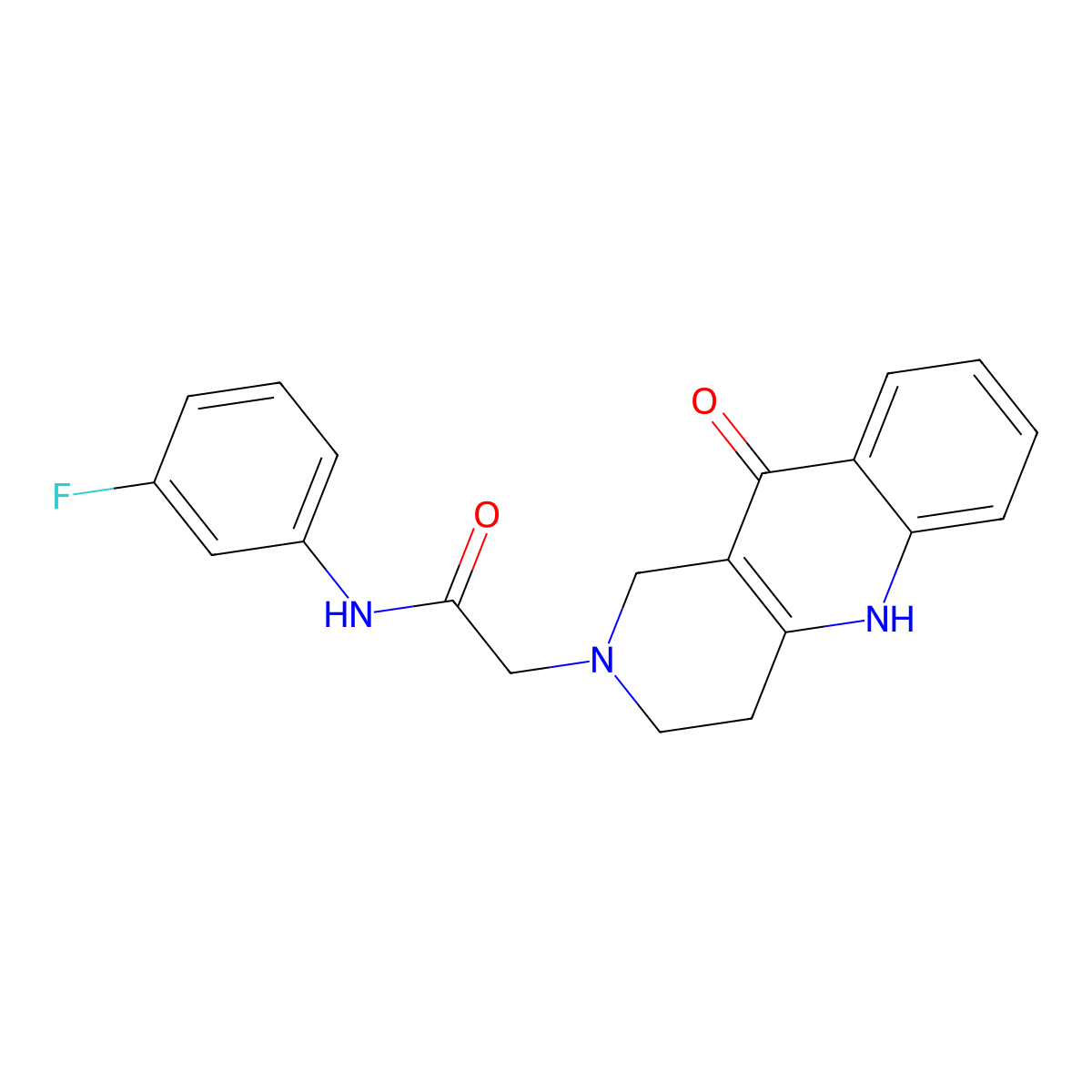 N-(3-fluorophenyl)-2-(10-oxo-3,4,5,10-tetrahydrobenzo[b][1,6]naphthyridin-2(1H)-yl)acetamide molecular structure, CAS 1251688-46-6