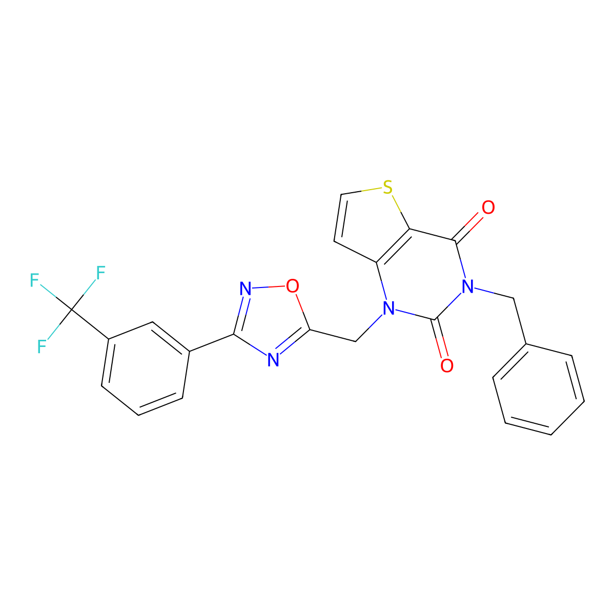 N-(2-methylbenzyl)-1-{[4-(5-methyl-1,2,4-oxadiazol-3-yl)-2-thienyl]sulfonyl}piperidine-3-carboxamide molecular structure, CAS 1251690-95-5