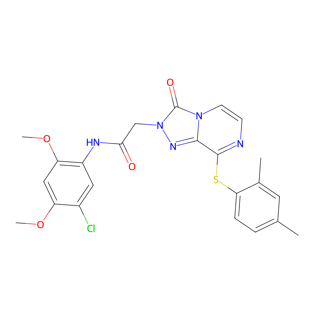 N-(2,5-dimethoxyphenyl)-1-{[4-(5-methyl-1,2,4-oxadiazol-3-yl)-2-thienyl]sulfonyl}piperidine-4-carboxamide molecular structure, CAS 1251693-71-6