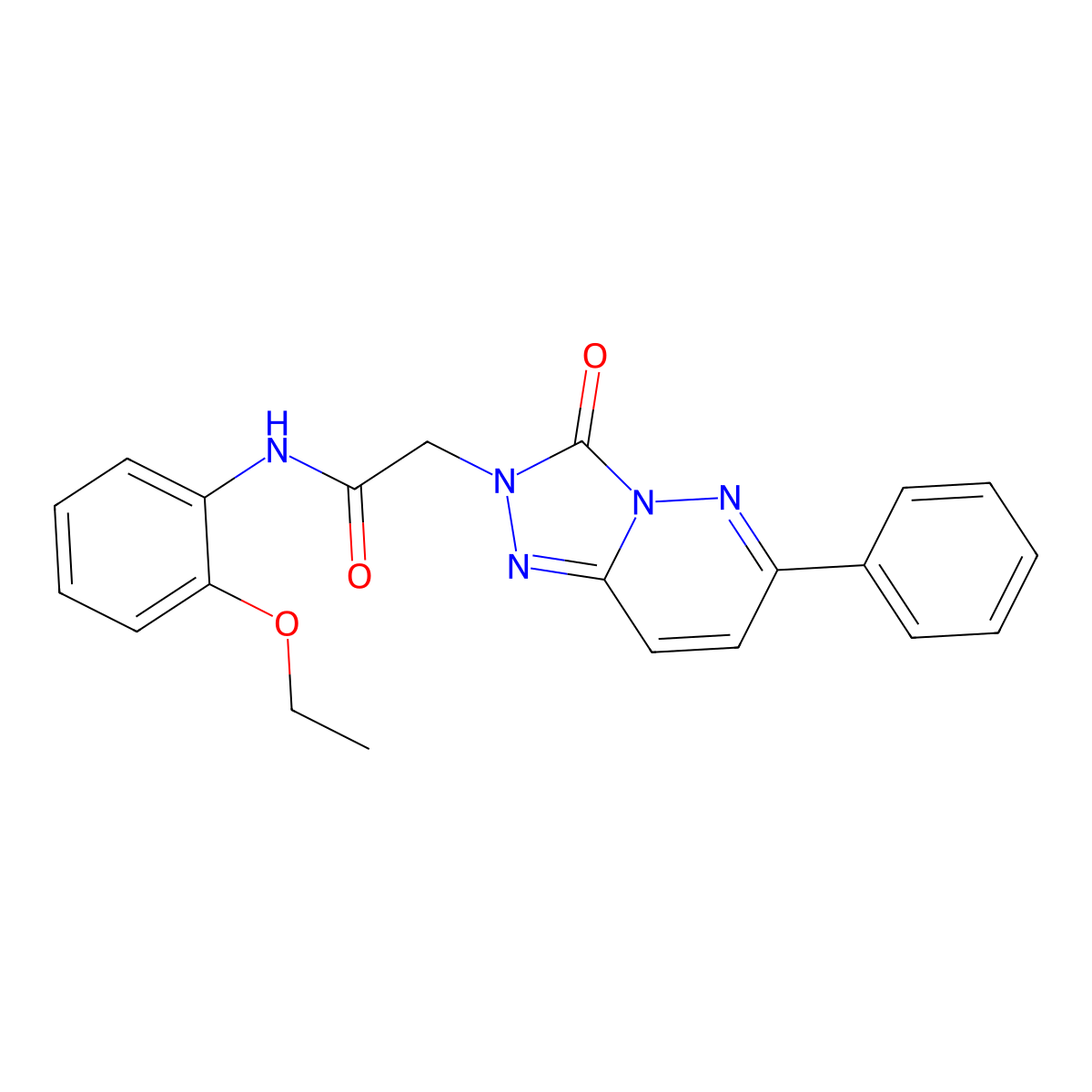N-(2-ethoxyphenyl)-2-(3-oxo-6-phenyl-[1,2,4]triazolo[4,3-b]pyridazin-2(3H)-yl)acetamide molecular structure, CAS 1251694-27-5