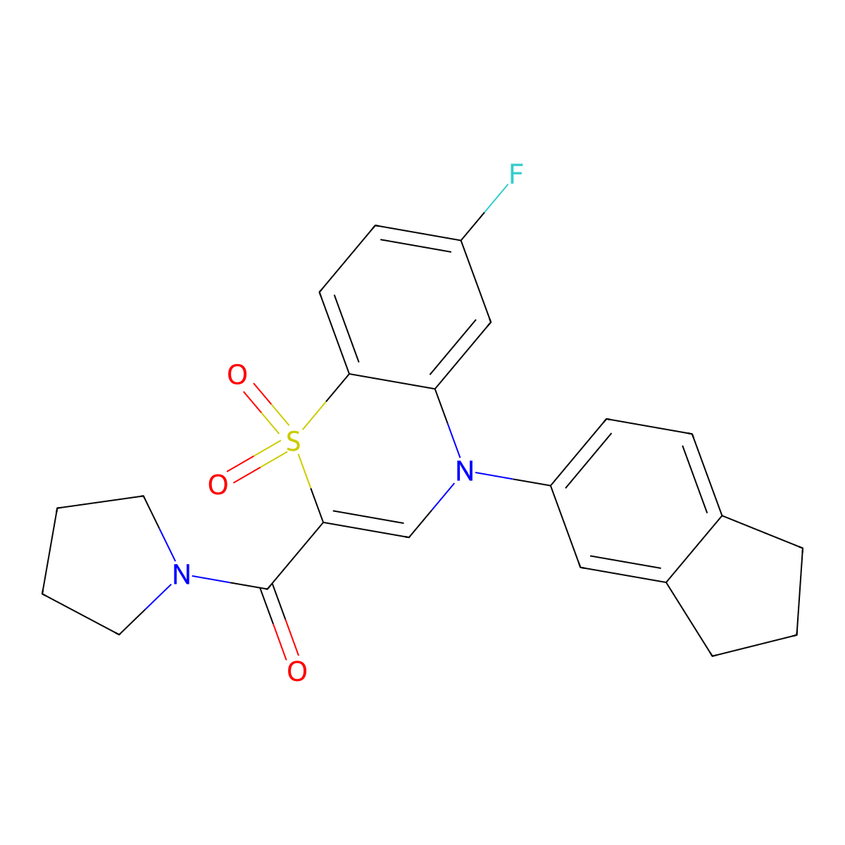 4-{[1-(3-bromobenzoyl)pyrrolidin-2-yl]methoxy}-N-cyclopropylbenzamide molecular structure, CAS 1251697-89-8
