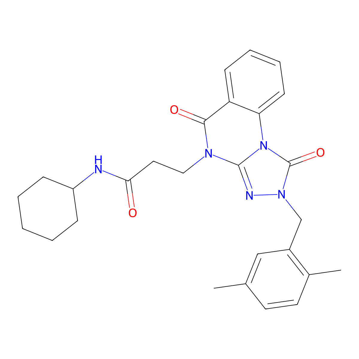 1-[(5-chloro-1-methyl-1H-indol-3-yl)methyl]-N-(3-methylbenzyl)piperidine-4-carboxamide molecular structure, CAS 1251698-18-6