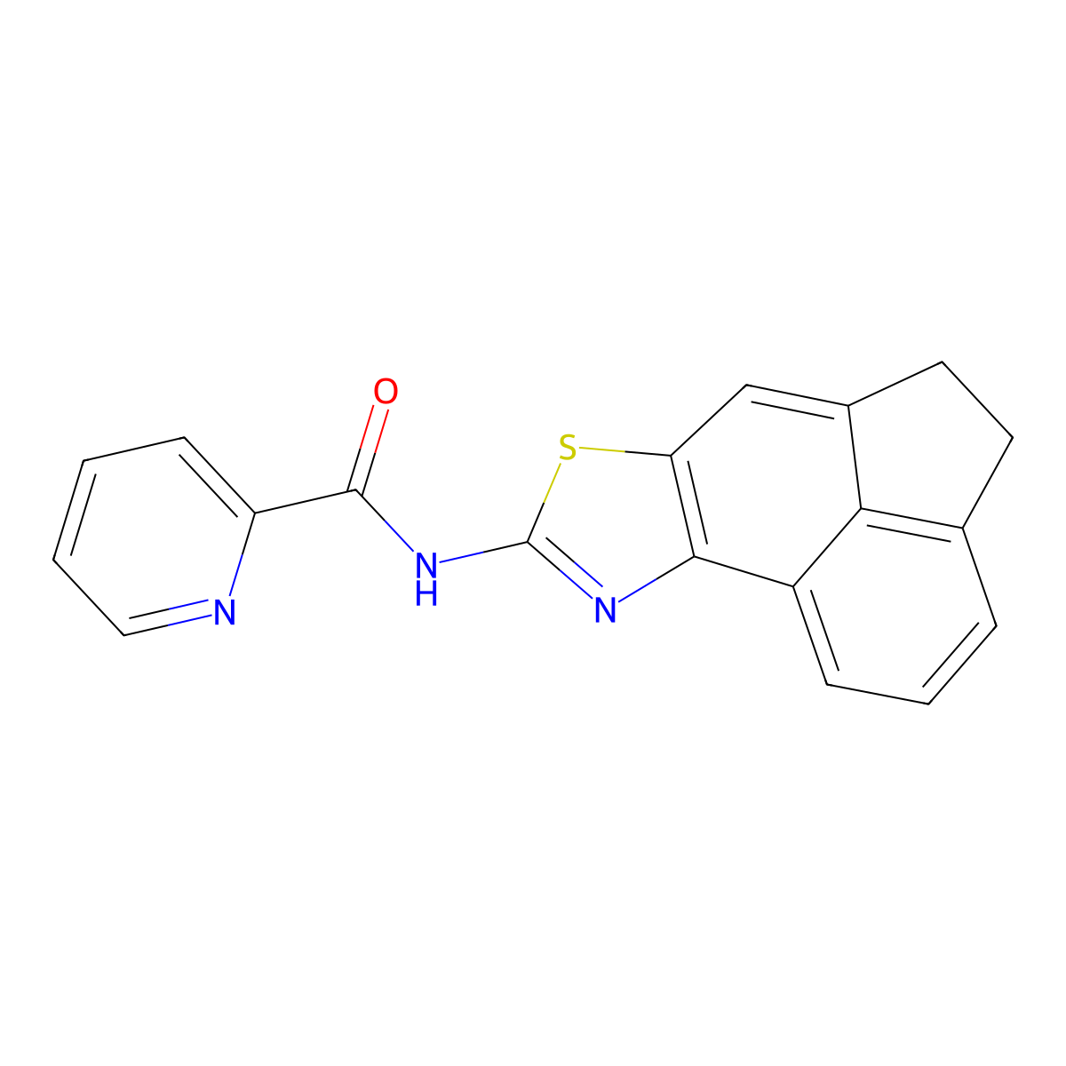 N-{5-thia-3-azatetracyclo[6.6.1.0^{2,6}.0^{11,15}]pentadeca-1(15),2(6),3,7,11,13-hexaen-4-yl}pyridine-2-carboxamide molecular structure, CAS 1251706-30-5