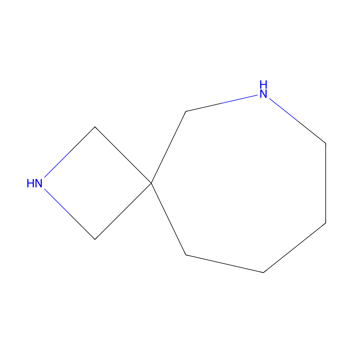 2,6-Diazaspiro[3.6]decane molecular structure, CAS 1251712-98-7