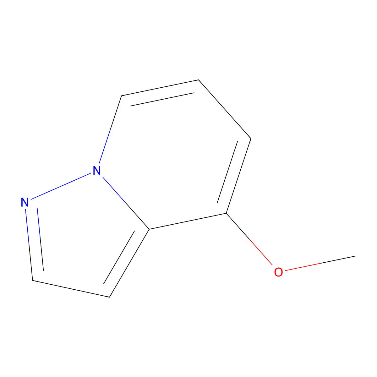4-Methoxypyrazolo(1,5-a)pyridine molecular structure, CAS 1251715-47-5