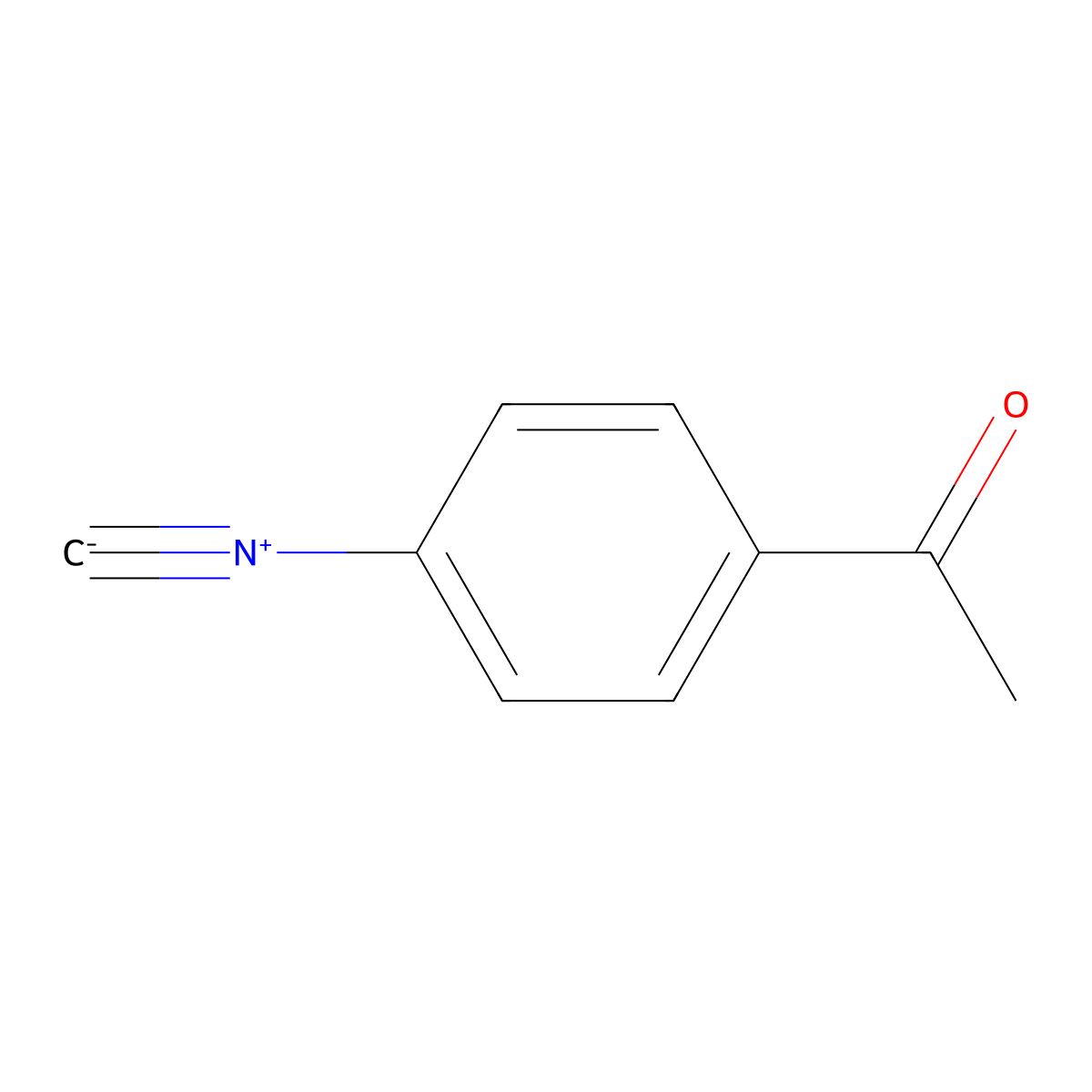 1-(4-Isocyanophenyl)ethanone molecular structure, CAS 125192-28-1