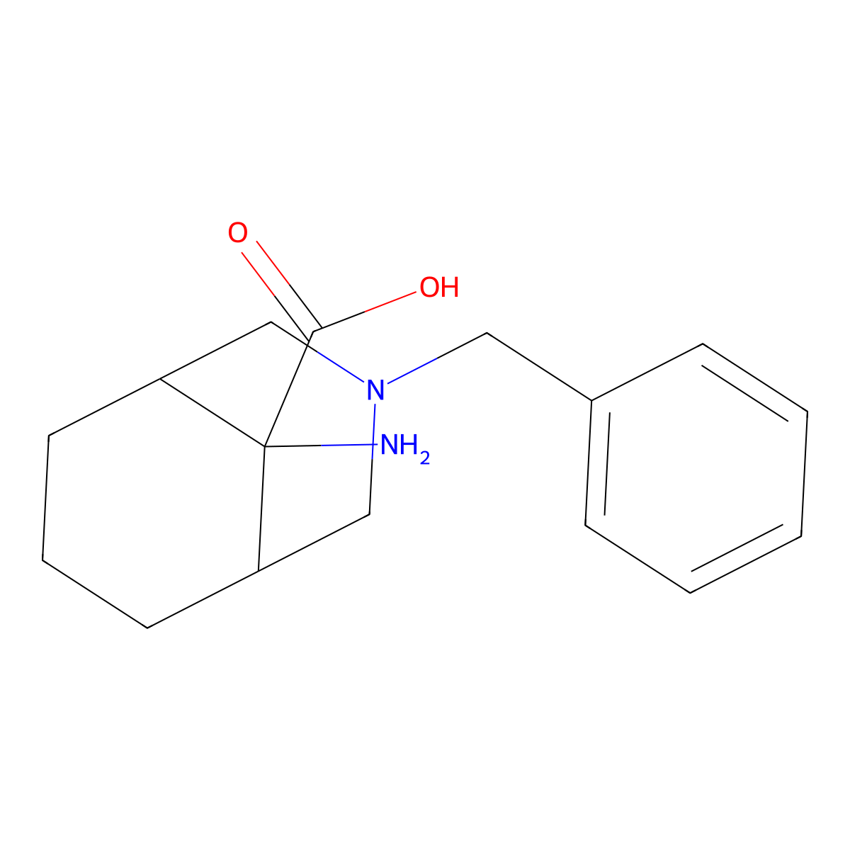 9-Amino-3-benzyl-3-azabicyclo[3.3.1]nonane-9-carboxylic acid molecular structure, CAS 1251922-98-1