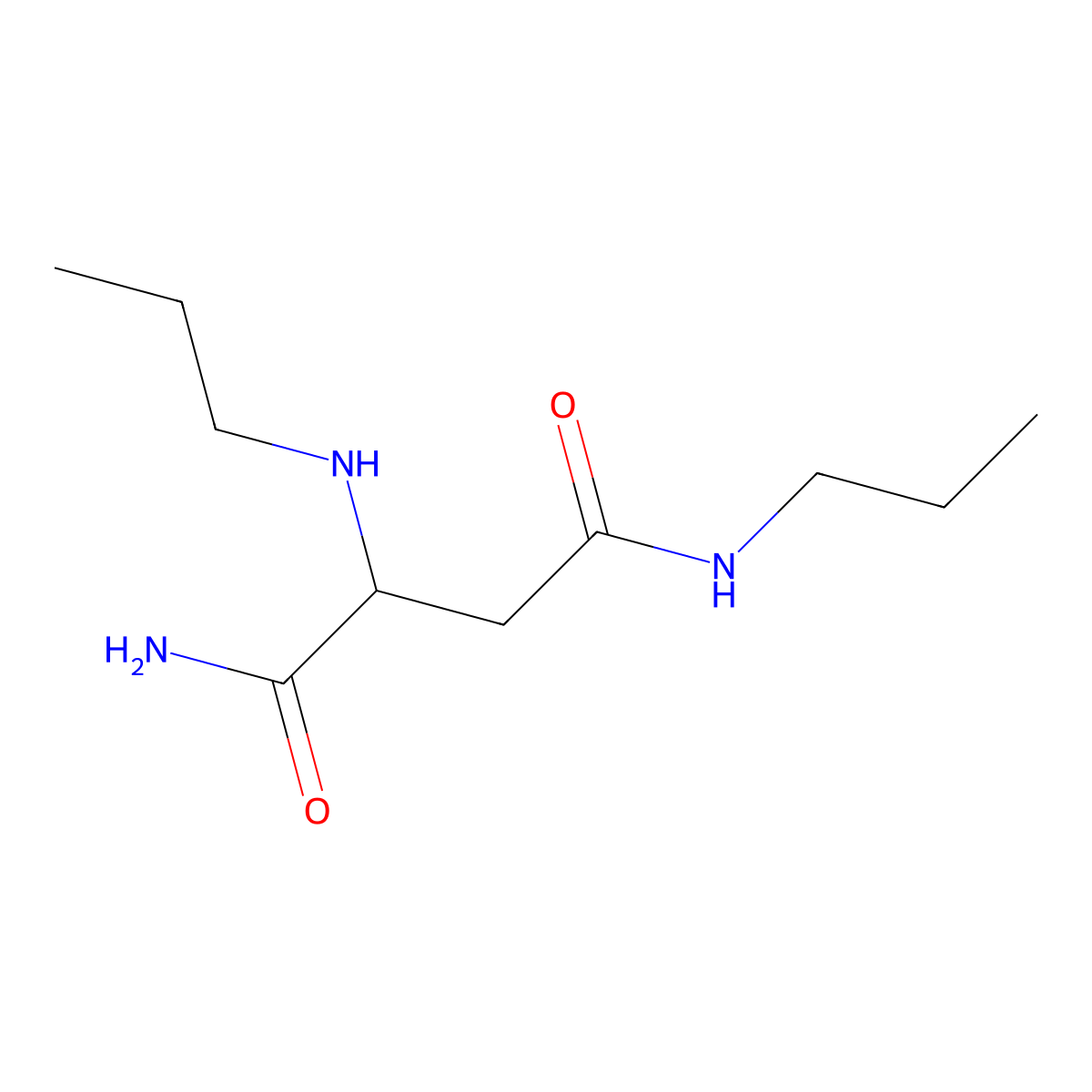 N-propyl-2-(propylamino)butanediamide molecular structure, CAS 1251924-14-7