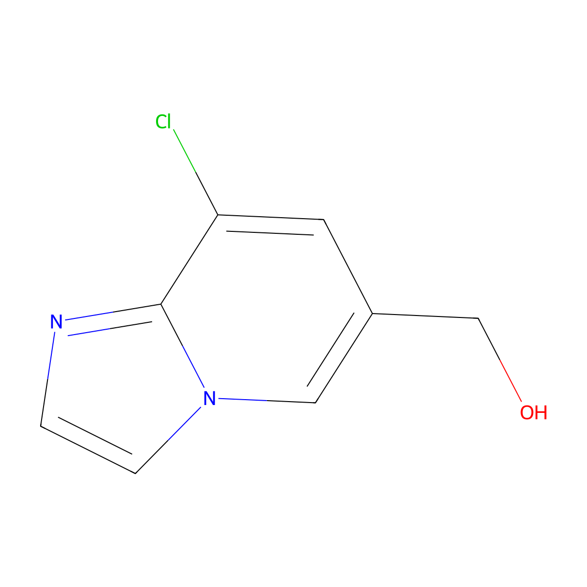 {8-Chloroimidazo[1,2-a]pyridin-6-yl}methanol molecular structure, CAS 1251924-50-1