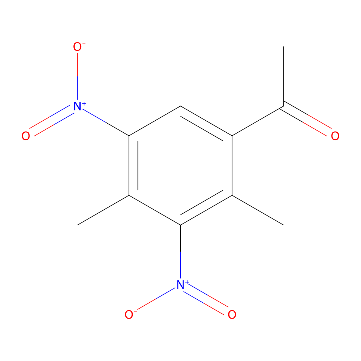 1-(2,4-Dimethyl-3,5-dinitrophenyl)ethan-1-one molecular structure, CAS 1251924-56-7