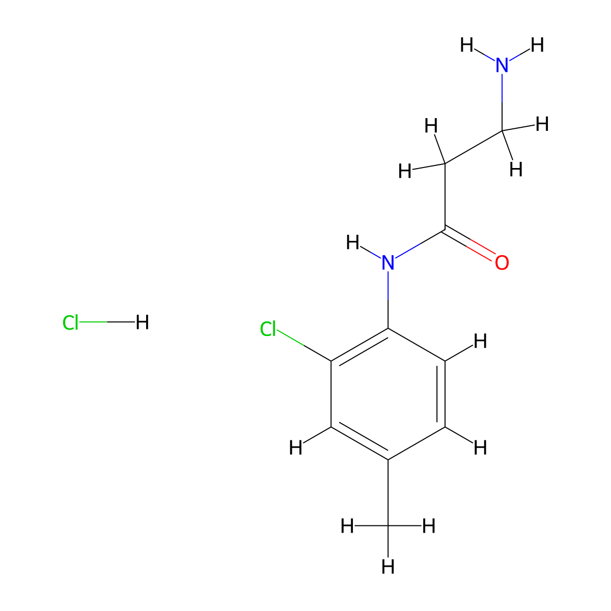 3-amino-N-(2-chloro-4-methylphenyl)propanamide hydrochloride molecular structure, CAS 1251924-84-1