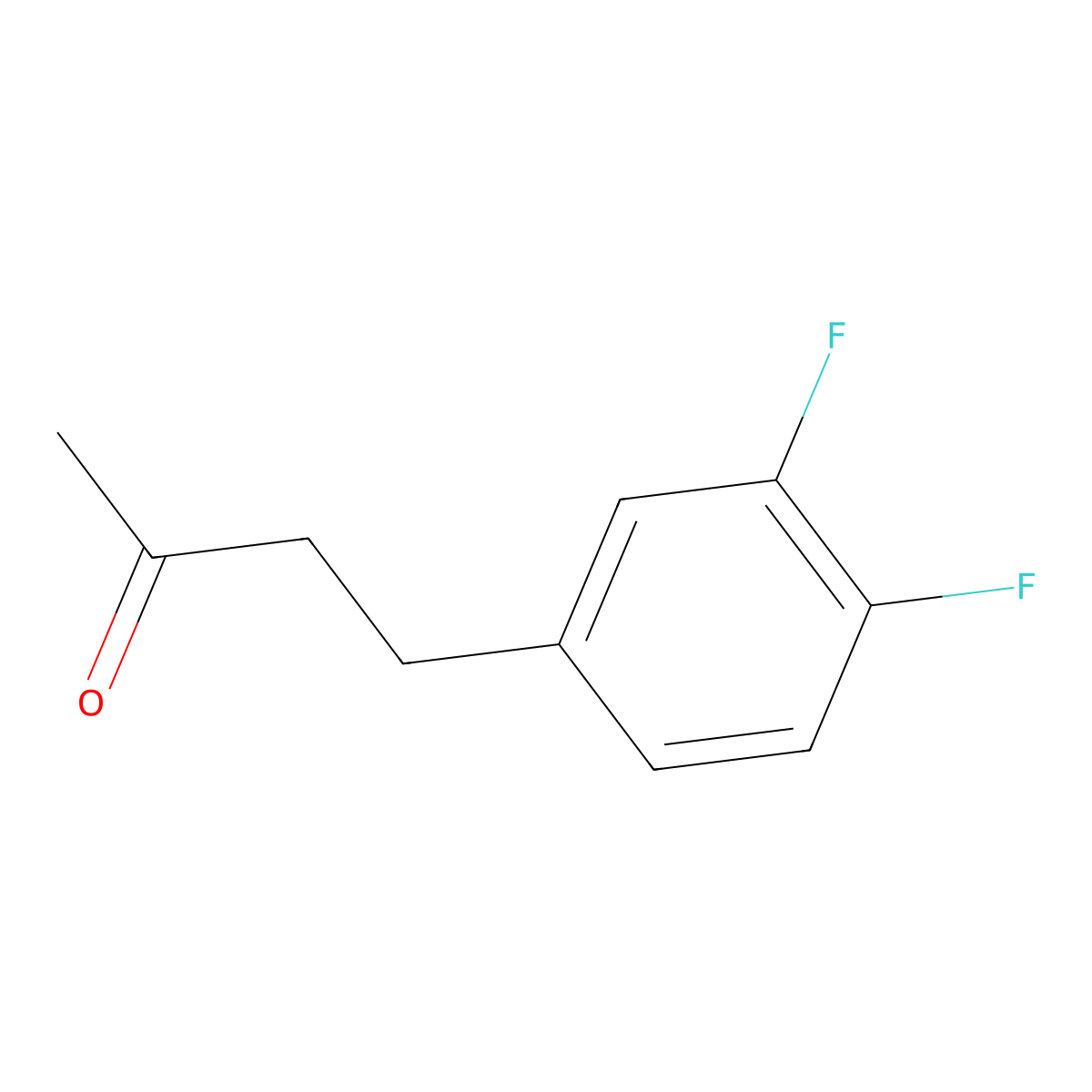 4-(3,4-Difluorophenyl)butan-2-one molecular structure, CAS 1251925-01-5