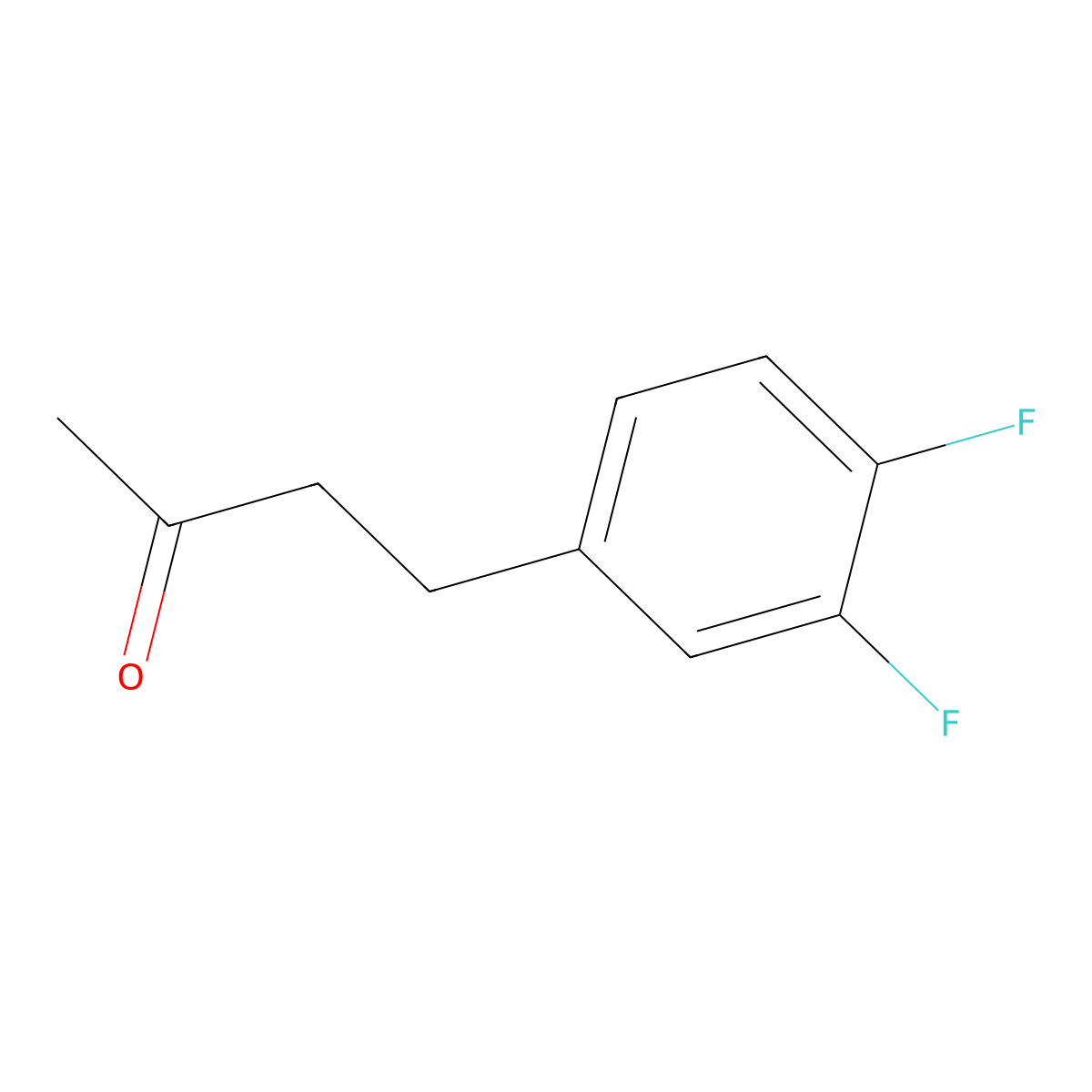 4-(3,4-Difluorophenyl)butan-2-one molecular structure, CAS 1251925-01-5