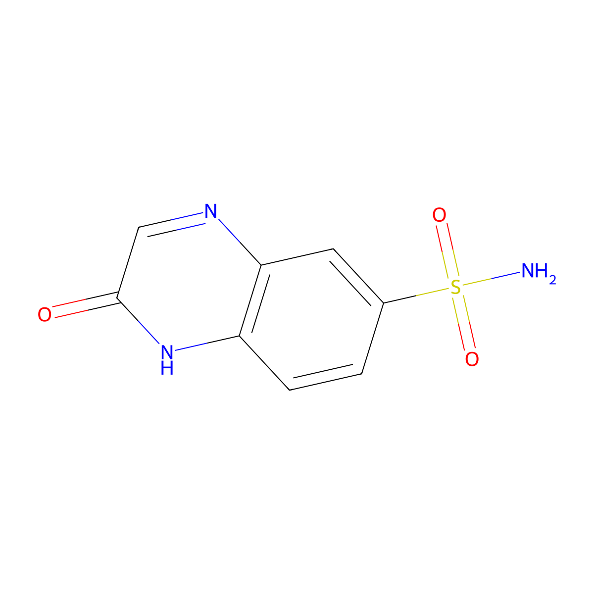 2-Oxo-1,2-dihydroquinoxaline-6-sulfonamide molecular structure, CAS 1251925-27-5