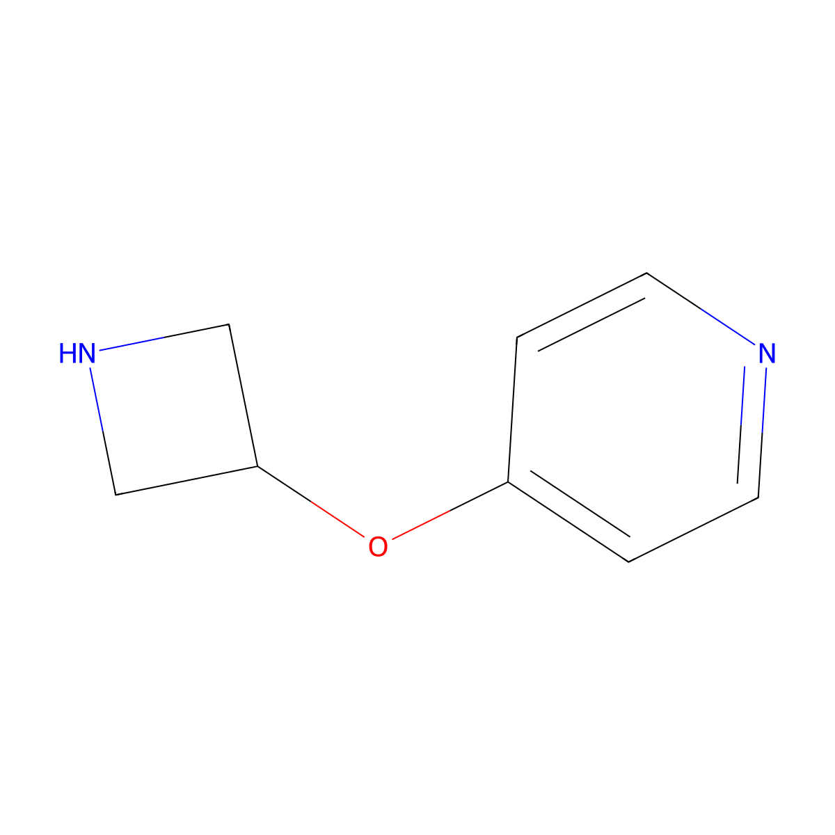 4-(Azetidin-3-yloxy)pyridine molecular structure, CAS 1251999-13-9