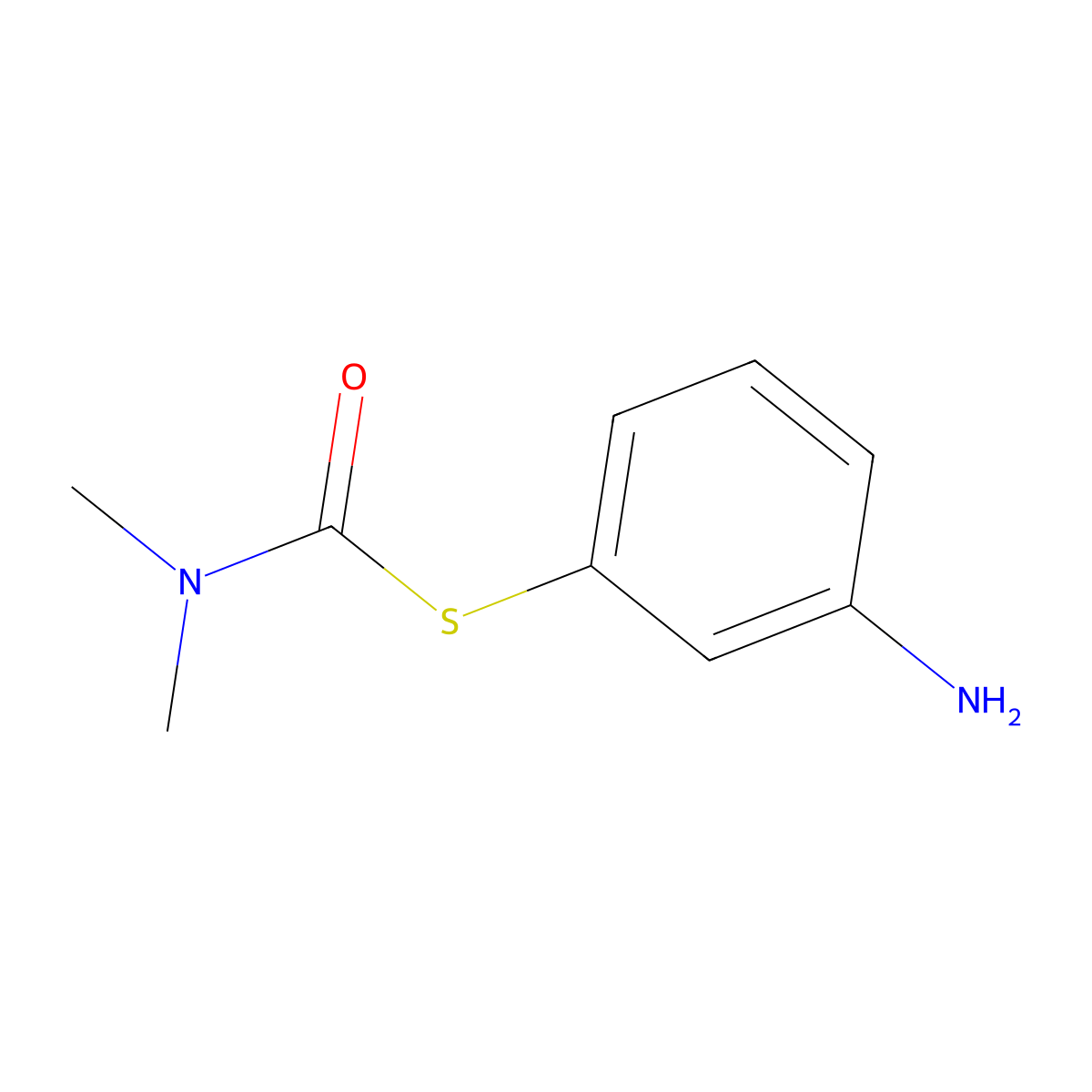 1-[(3-Aminophenyl)sulfanyl]-N,N-dimethylformamide molecular structure, CAS 1251999-19-5