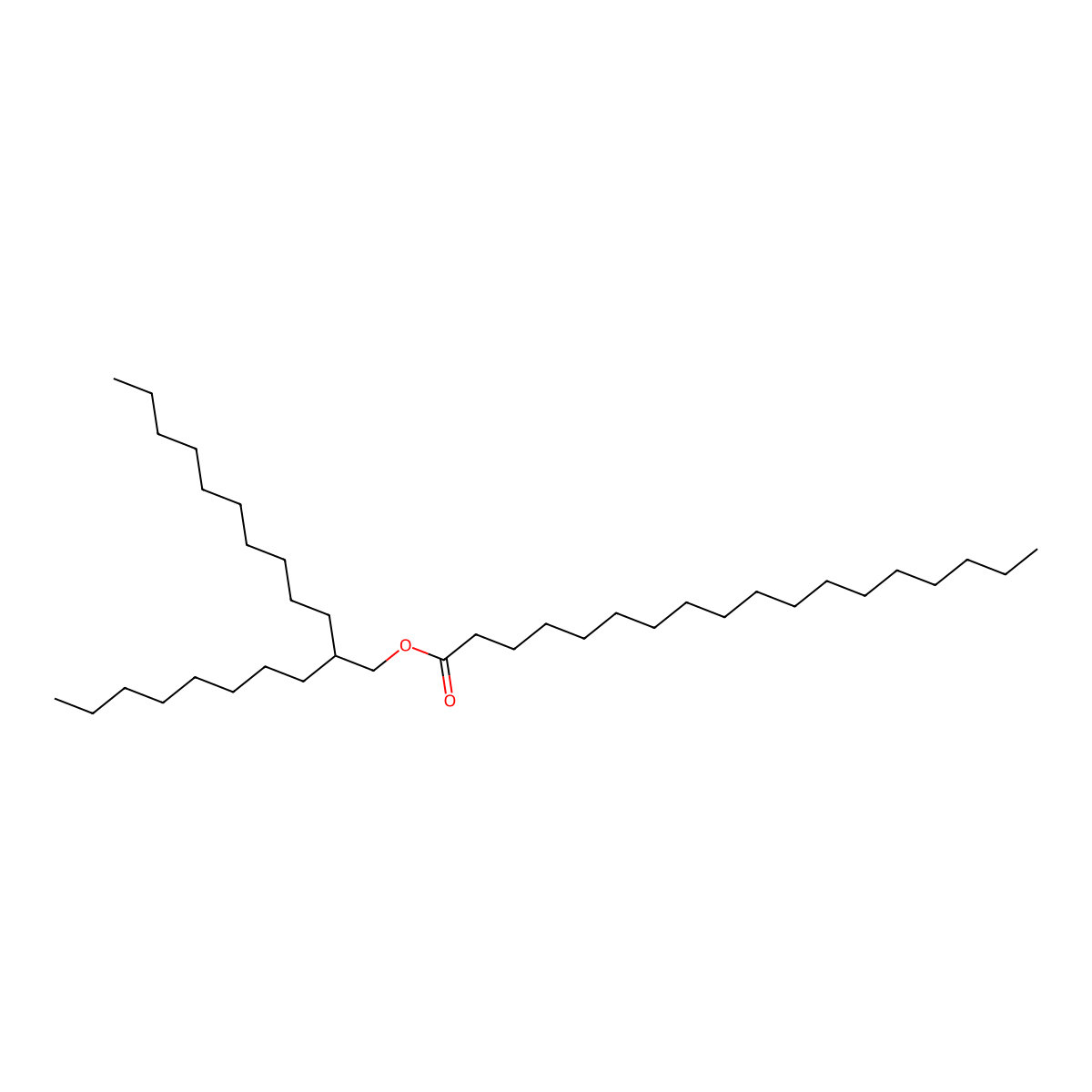 Octyldodecyl Stearate molecular structure, CAS 125200-55-7