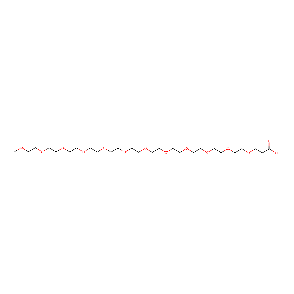 m-PEG12-acid molecular structure, CAS 125220-94-2