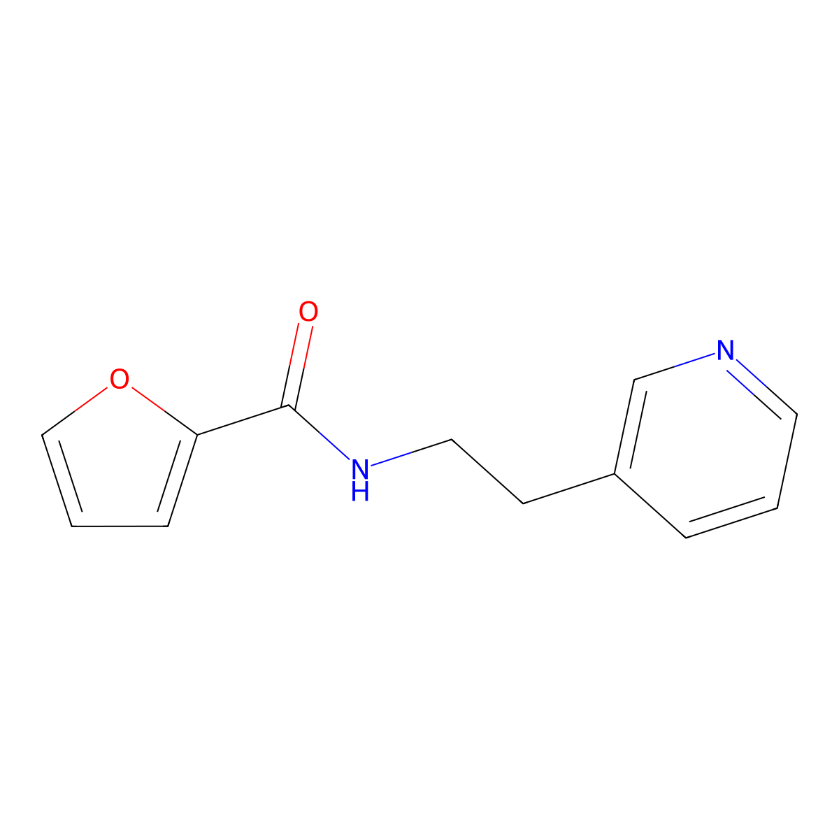 n-(2-(Pyridin-3-yl)ethyl)furan-2-carboxamide molecular structure, CAS 1252435-10-1