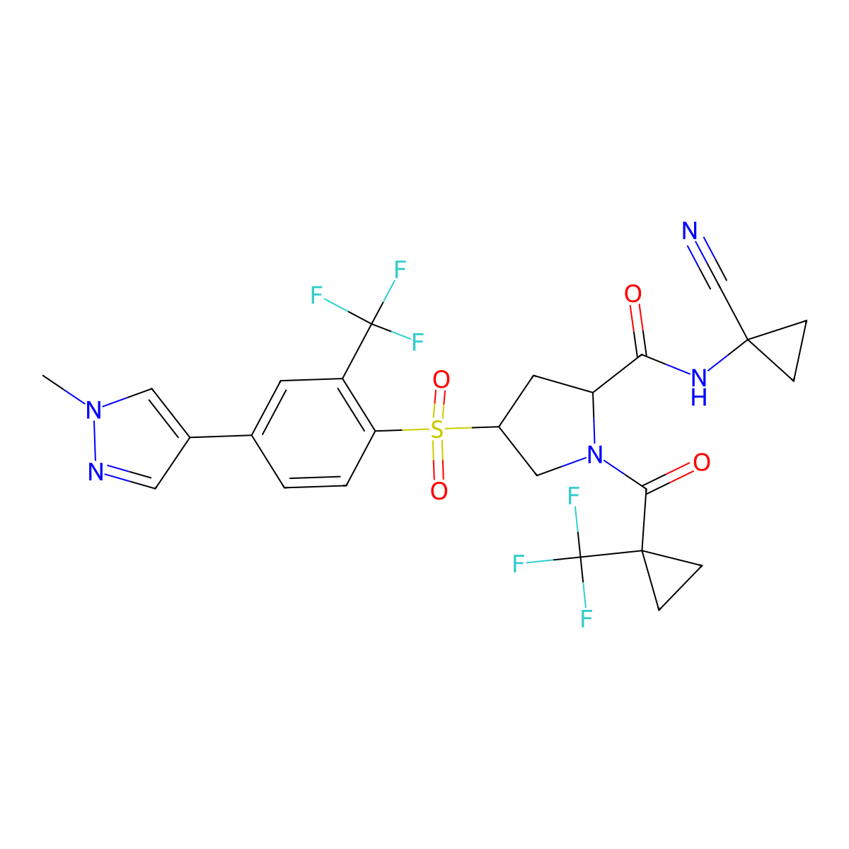 Petesicatib molecular structure, CAS 1252637-35-6