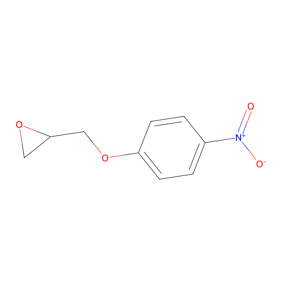 (S)-2-((4-Nitrophenoxy)methyl)oxirane molecular structure, CAS 125279-82-5