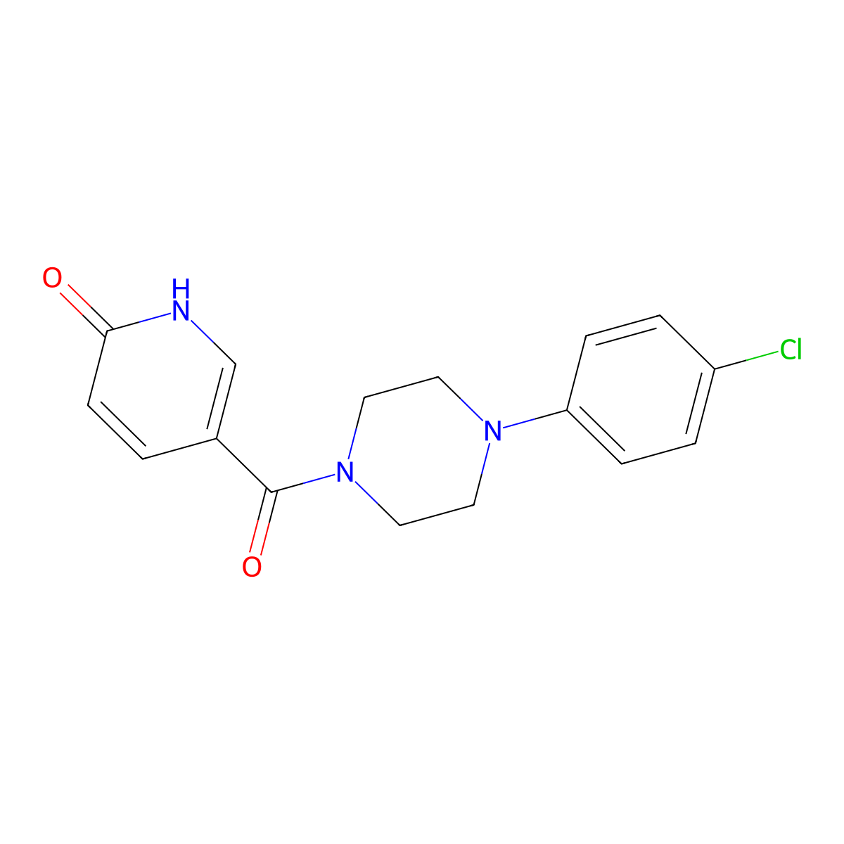 5-[4-(4-Chlorophenyl)piperazine-1-carbonyl]pyridin-2-ol molecular structure, CAS 1252851-24-3