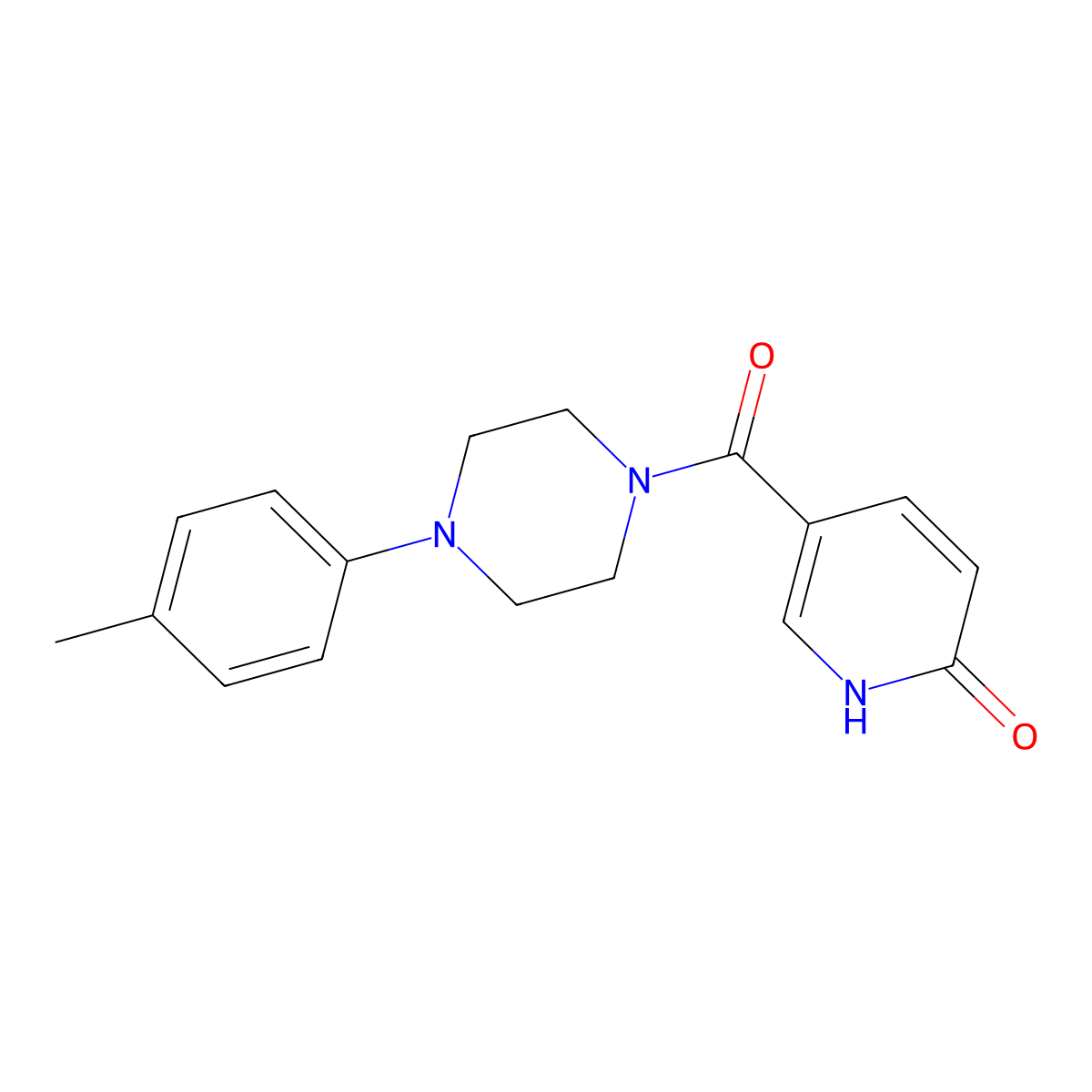 5-[4-(4-Methylphenyl)piperazine-1-carbonyl]pyridin-2-ol molecular structure, CAS 1252913-43-1