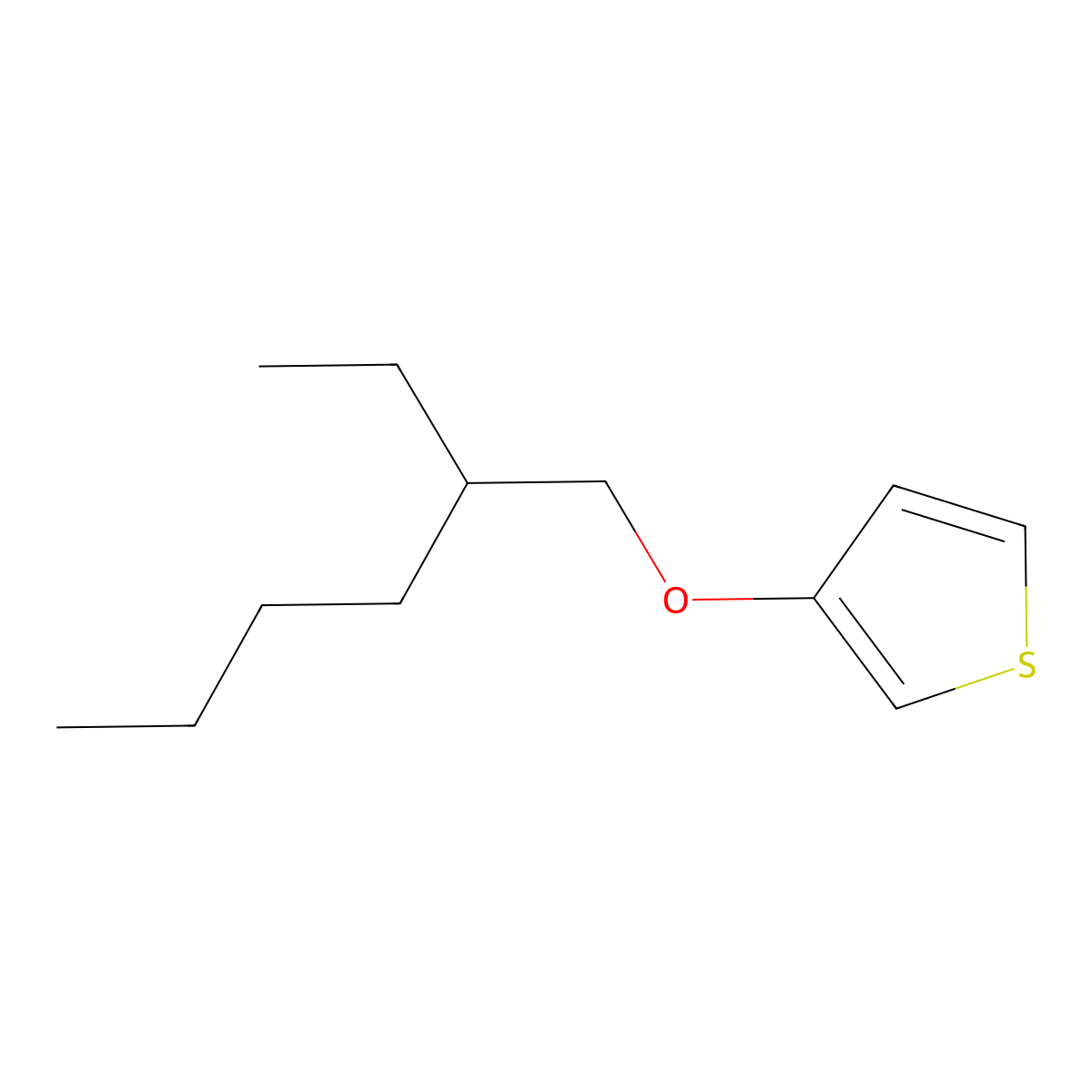 3-((2-Ethylhexyl)oxy)thiophene molecular structure, CAS 125300-69-8