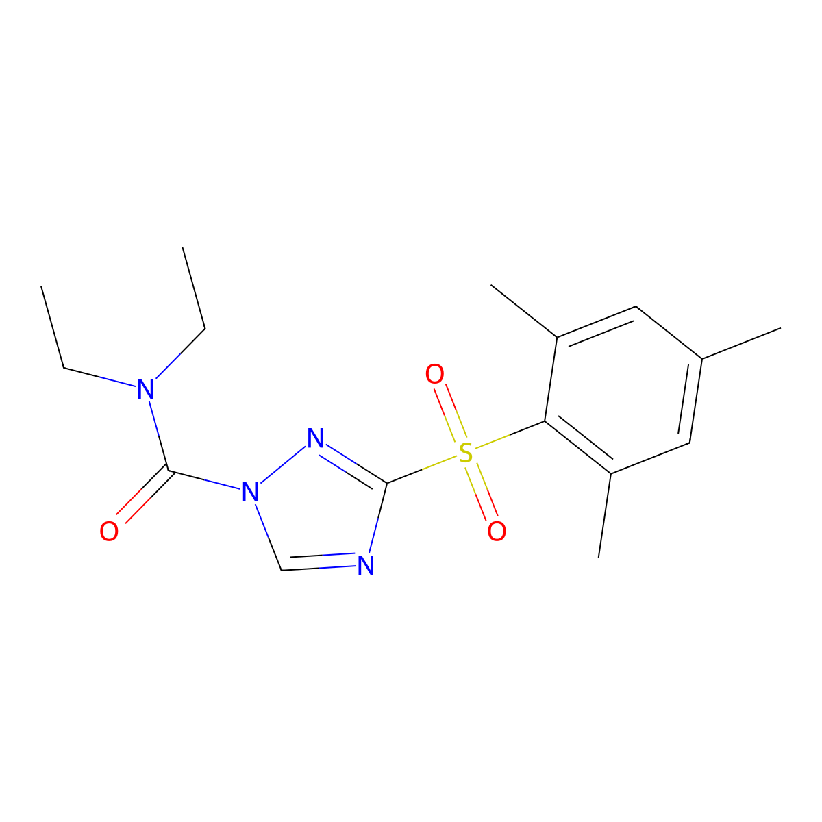 Cafenstrole molecular structure, CAS 125306-83-4