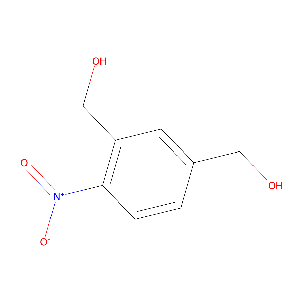 1,3-Benzenedimethanol, 4-nitro- molecular structure, CAS 1253261-36-7