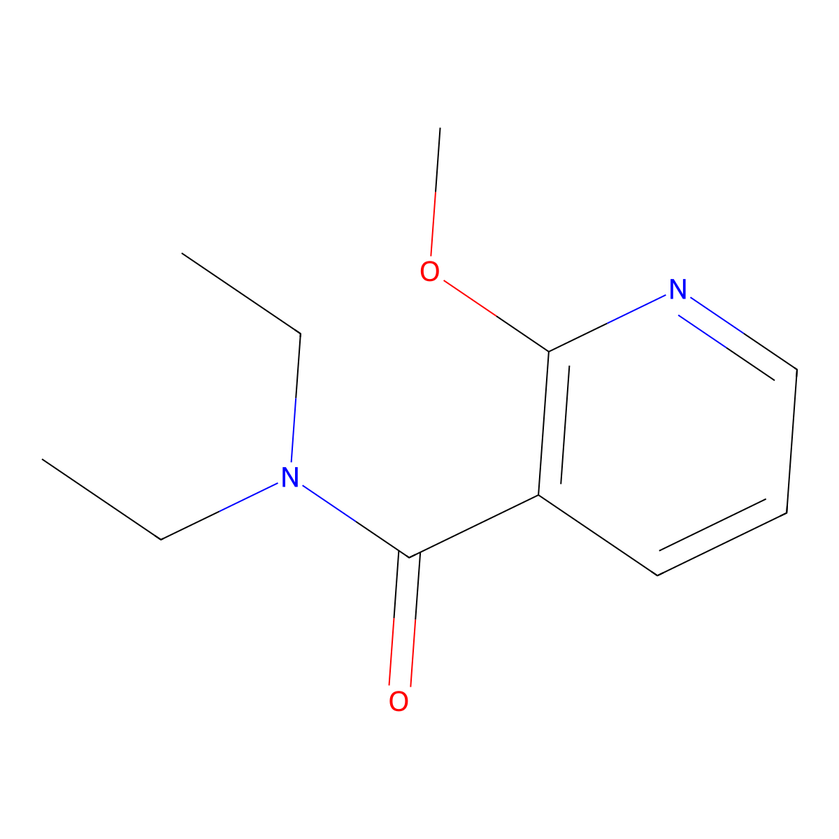 N,N-Diethyl-2-methoxynicotinamide molecular structure, CAS 125335-73-1