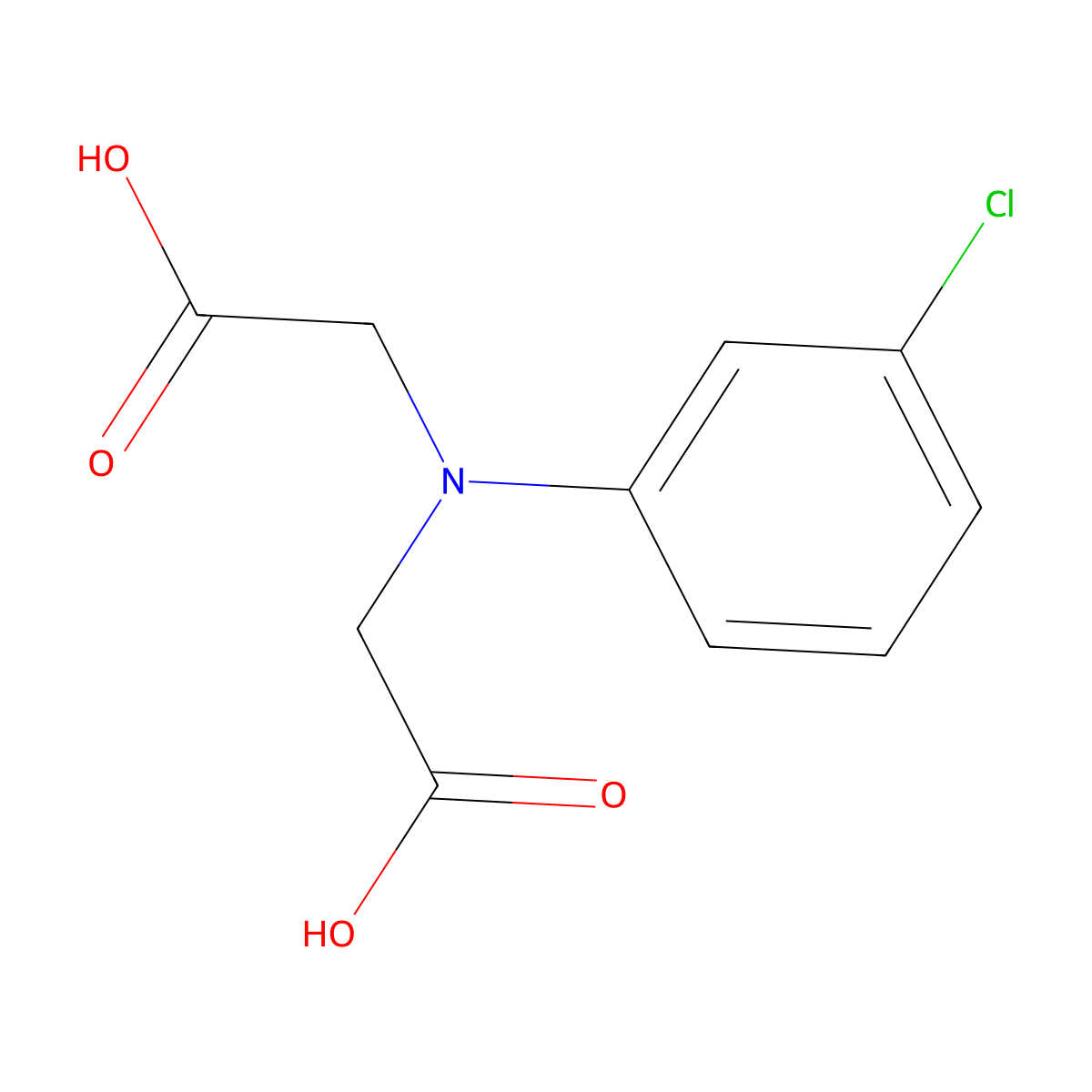 2-[(Carboxymethyl)(3-chlorophenyl)amino]acetic acid molecular structure, CAS 125340-66-1
