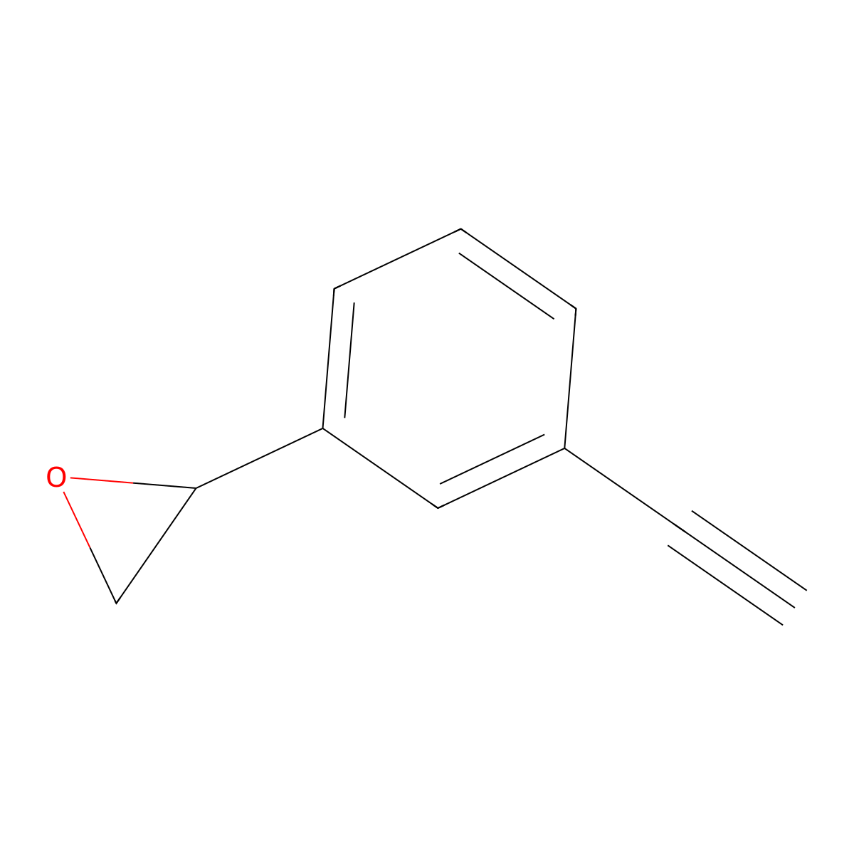 2-(3-Ethynylphenyl)oxirane molecular structure, CAS 1253527-85-3