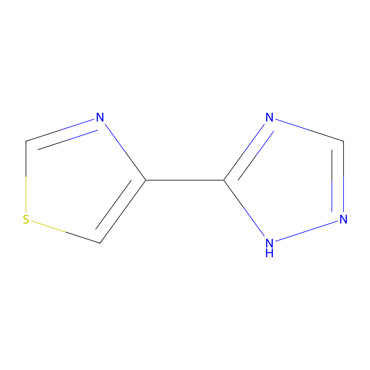 4-(4h-1,2,4-Triazol-3-yl)thiazole molecular structure, CAS 1253645-59-8