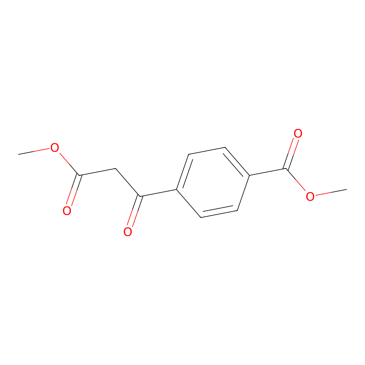 Methyl 4-(3-methoxy-3-oxopropanoyl)benzoate molecular structure, CAS 125369-26-8