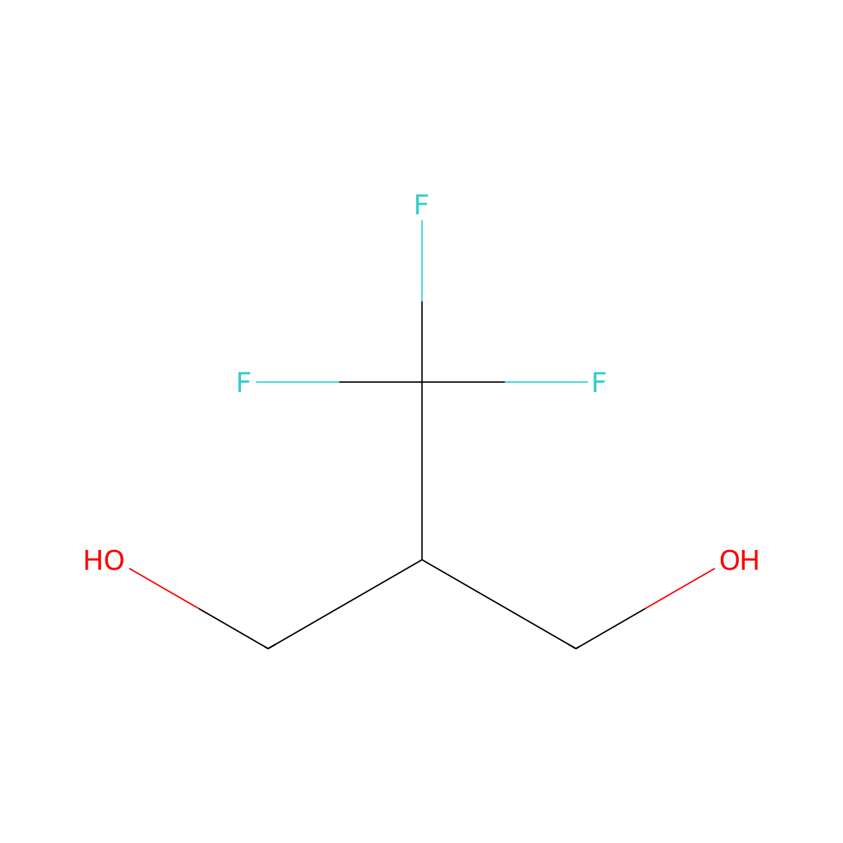 2-(Trifluoromethyl)-1,3-propanediol molecular structure, CAS 125369-54-2