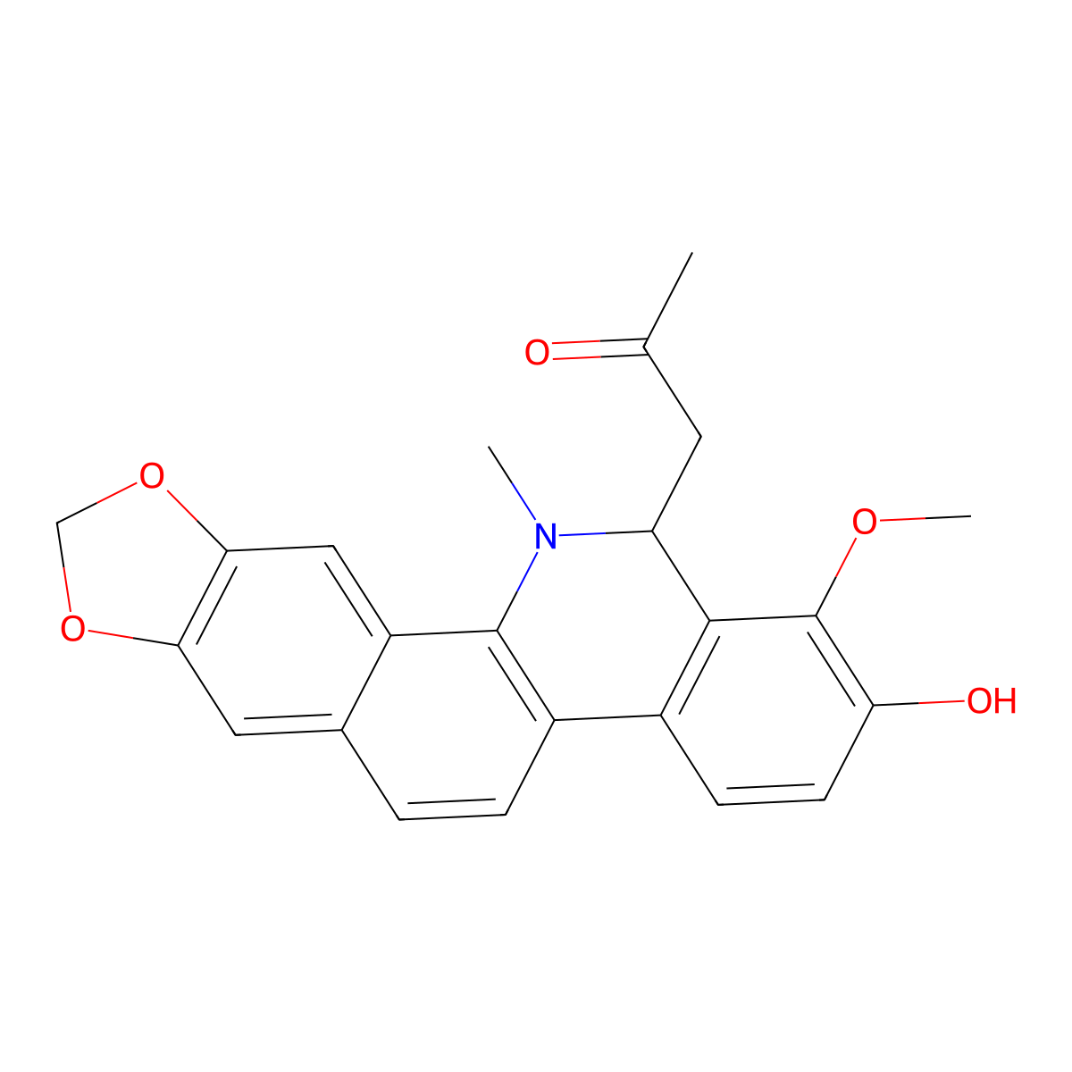 6-Acetonyl-N-methyl-dihydrodecarine molecular structure, CAS 1253740-09-8