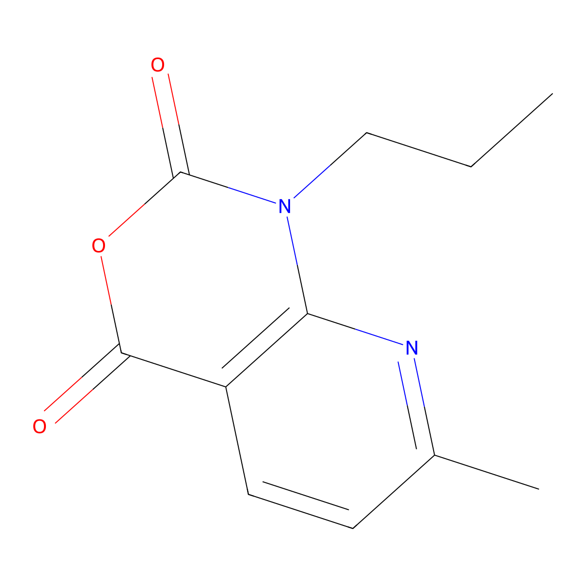 7-Methyl-1-propyl-1H-pyrido[2,3-d][1,3]oxazine-2,4-dione molecular structure, CAS 1253789-11-5
