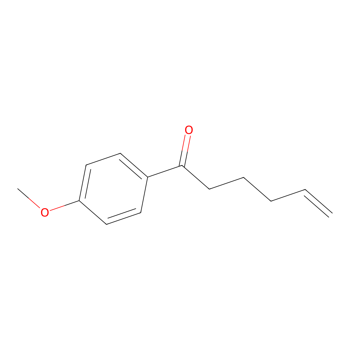 1-(4-Methoxyphenyl)hex-5-en-1-one molecular structure, CAS 125379-56-8