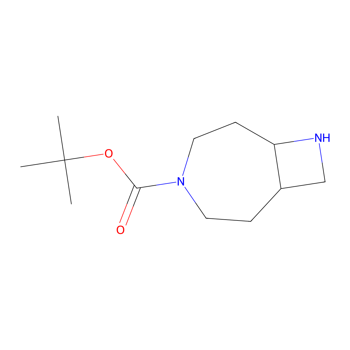 4-Boc-4,8-diazabicyclo[5.2.0]nonane molecular structure, CAS 1253790-47-4