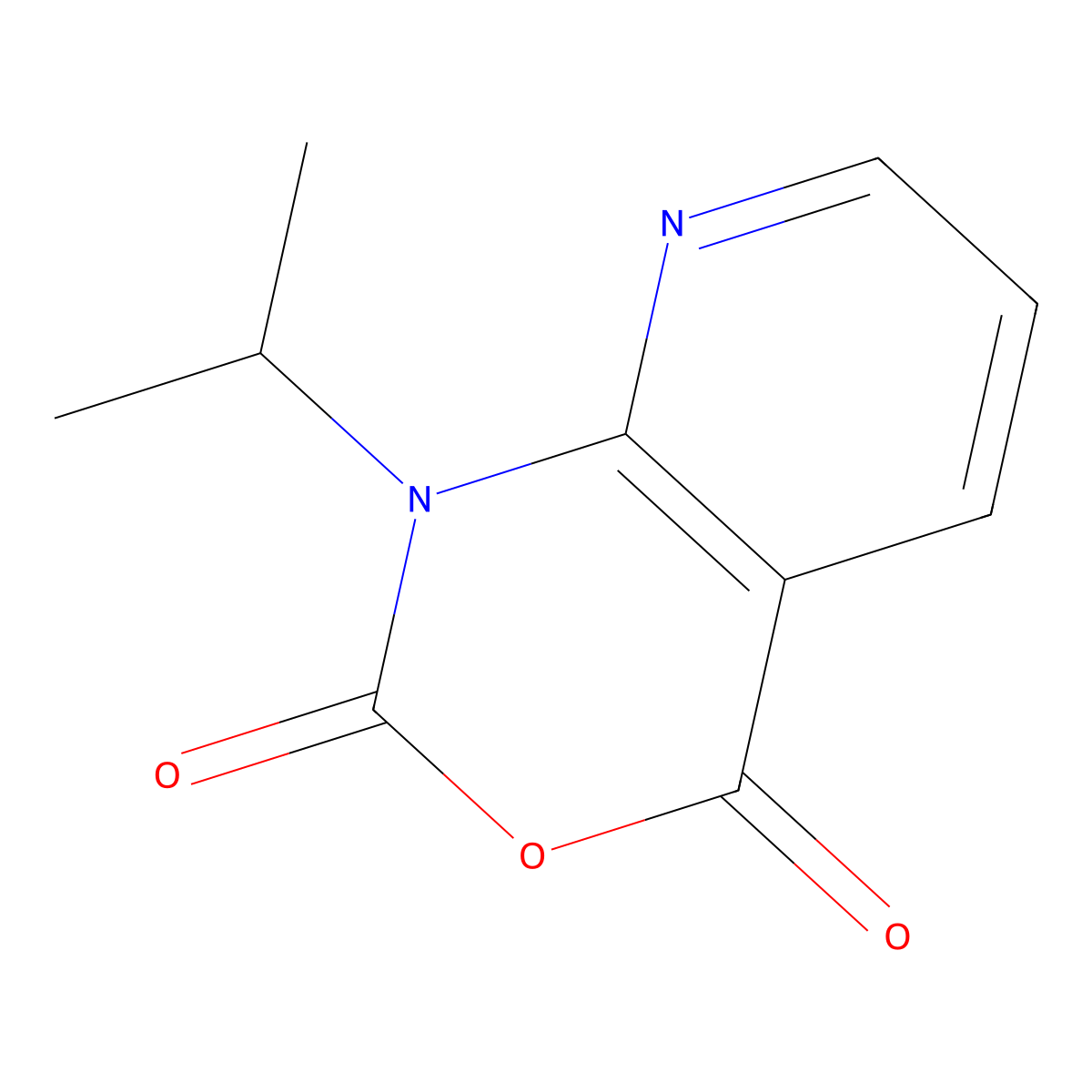 1-Isopropyl-1H-pyrido[2,3-d][1,3]oxazine-2,4-dione molecular structure, CAS 1253790-64-5
